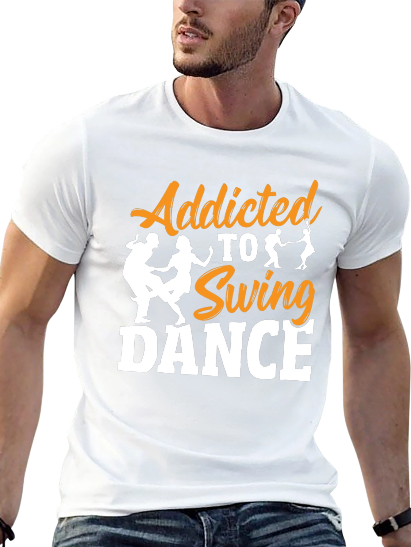 Addicted to Swing Dance Graphic T-Shirt