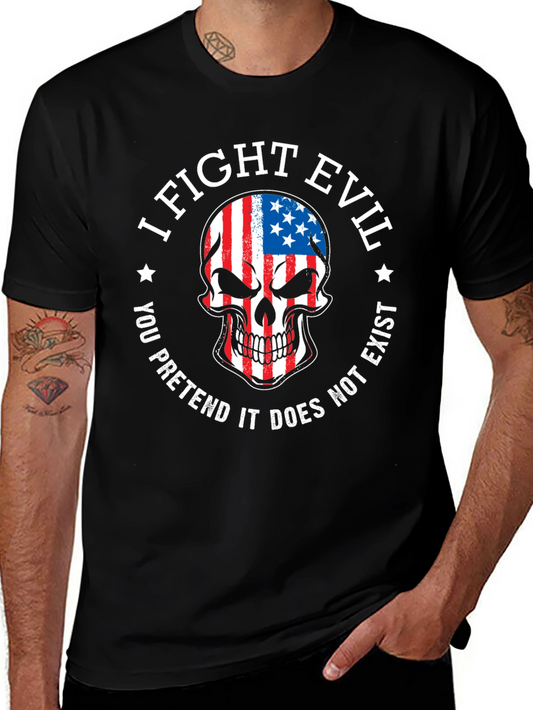 I Fight Evil Graphic Tee