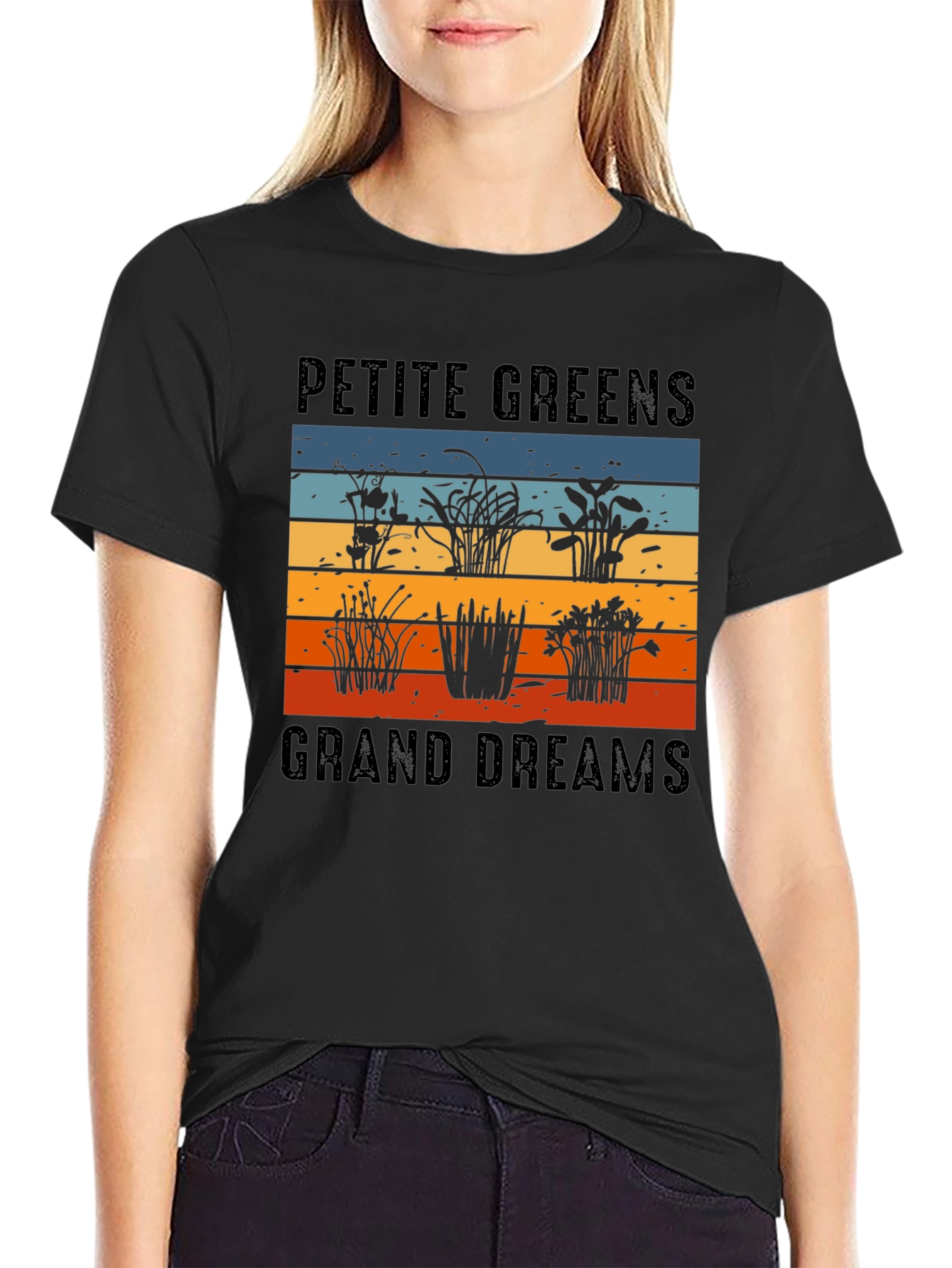 Petite Greens Grand Dreams Graphic Tee