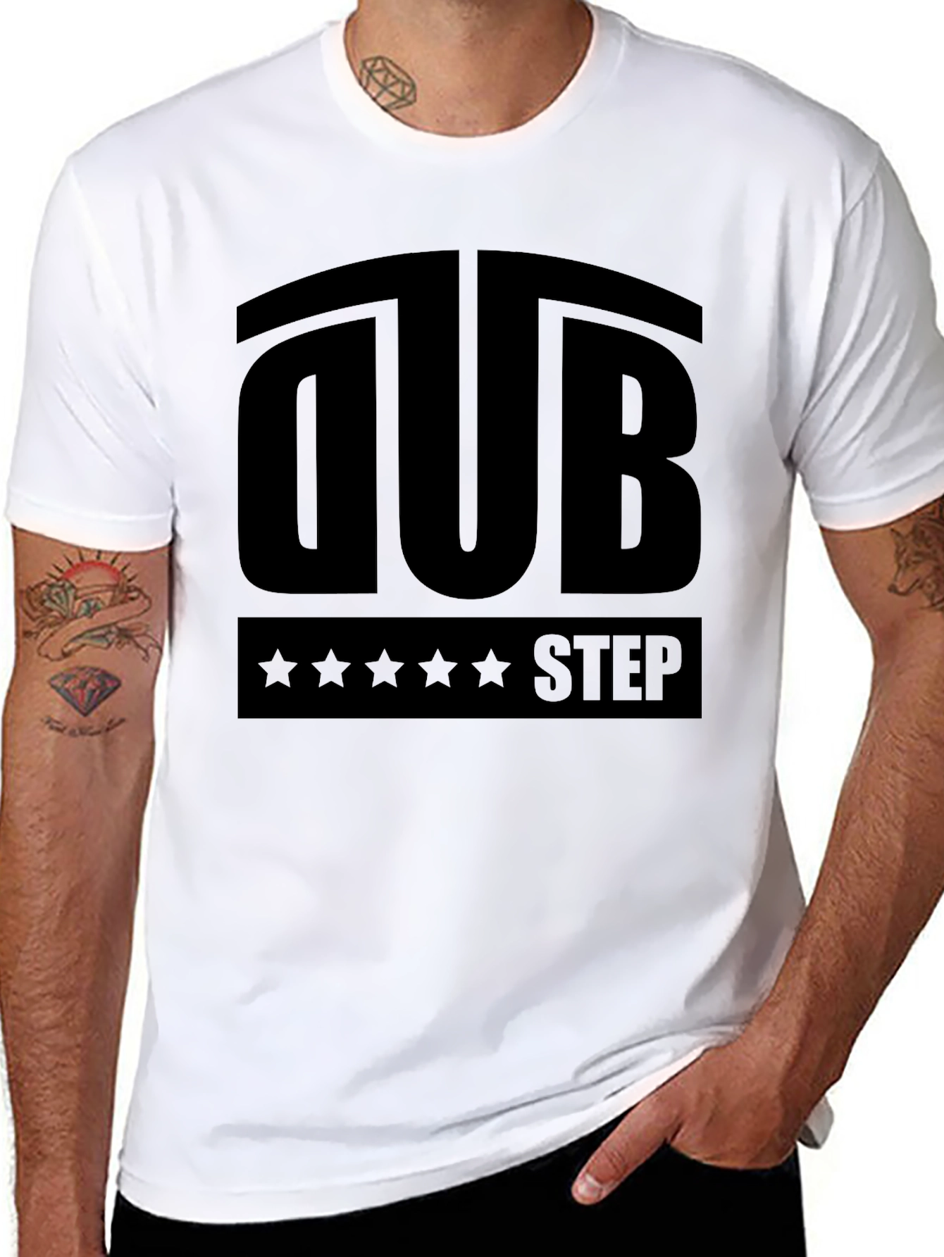 Dubstep Black T-Shirt - Music Fan Tee