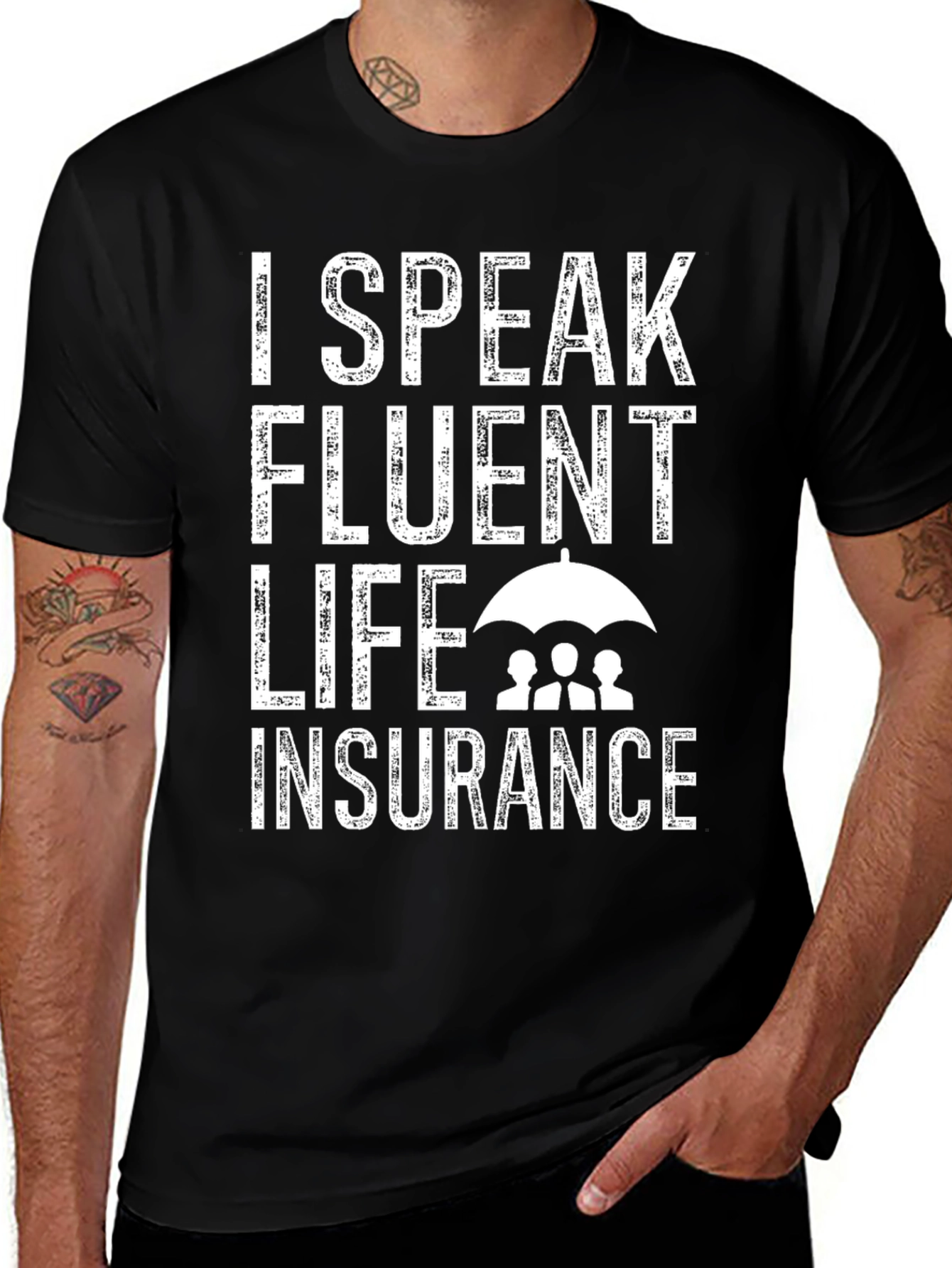 Fluent Life Insurance Graphic T-Shirt