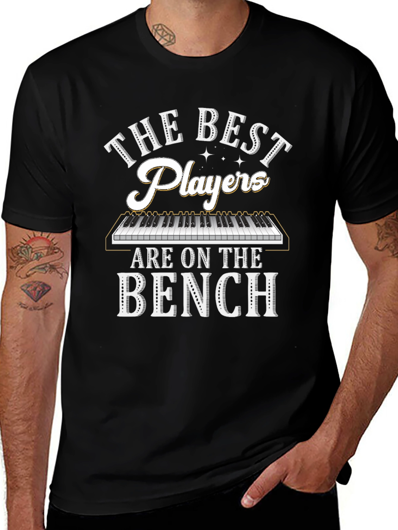 Best Players Bench Piano T-Shirt