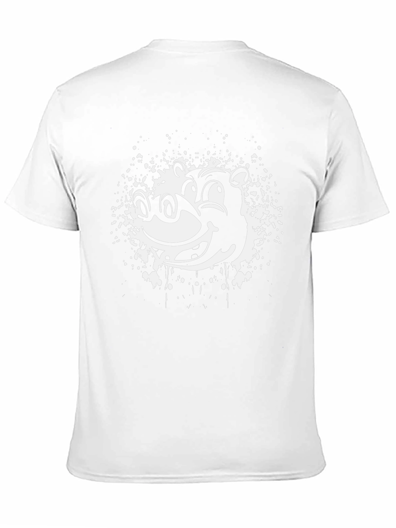 Funky Hippo Graphic Tee - Black Cotton T-Shirt