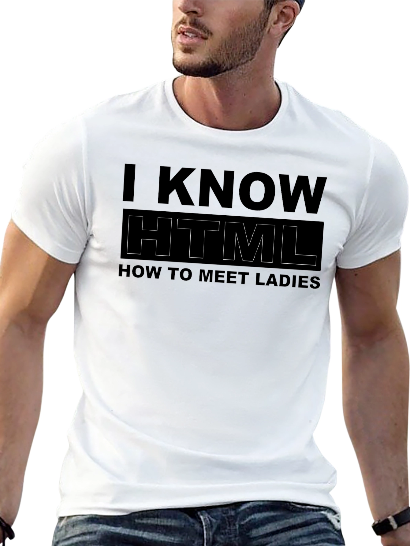 I Know HTML Funny T-Shirt - Meet Ladies