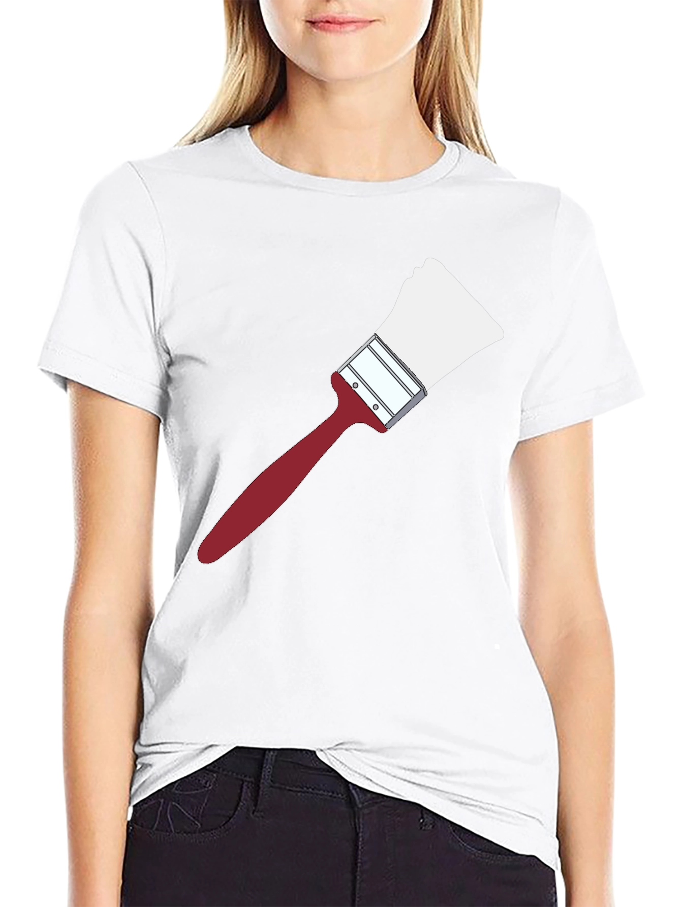 Paint Brush Graphic T-Shirt - Unique Art Tee
