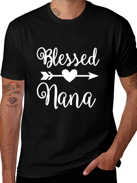Blessed Nana Graphic T-Shirt - Unisex Cotton Tee