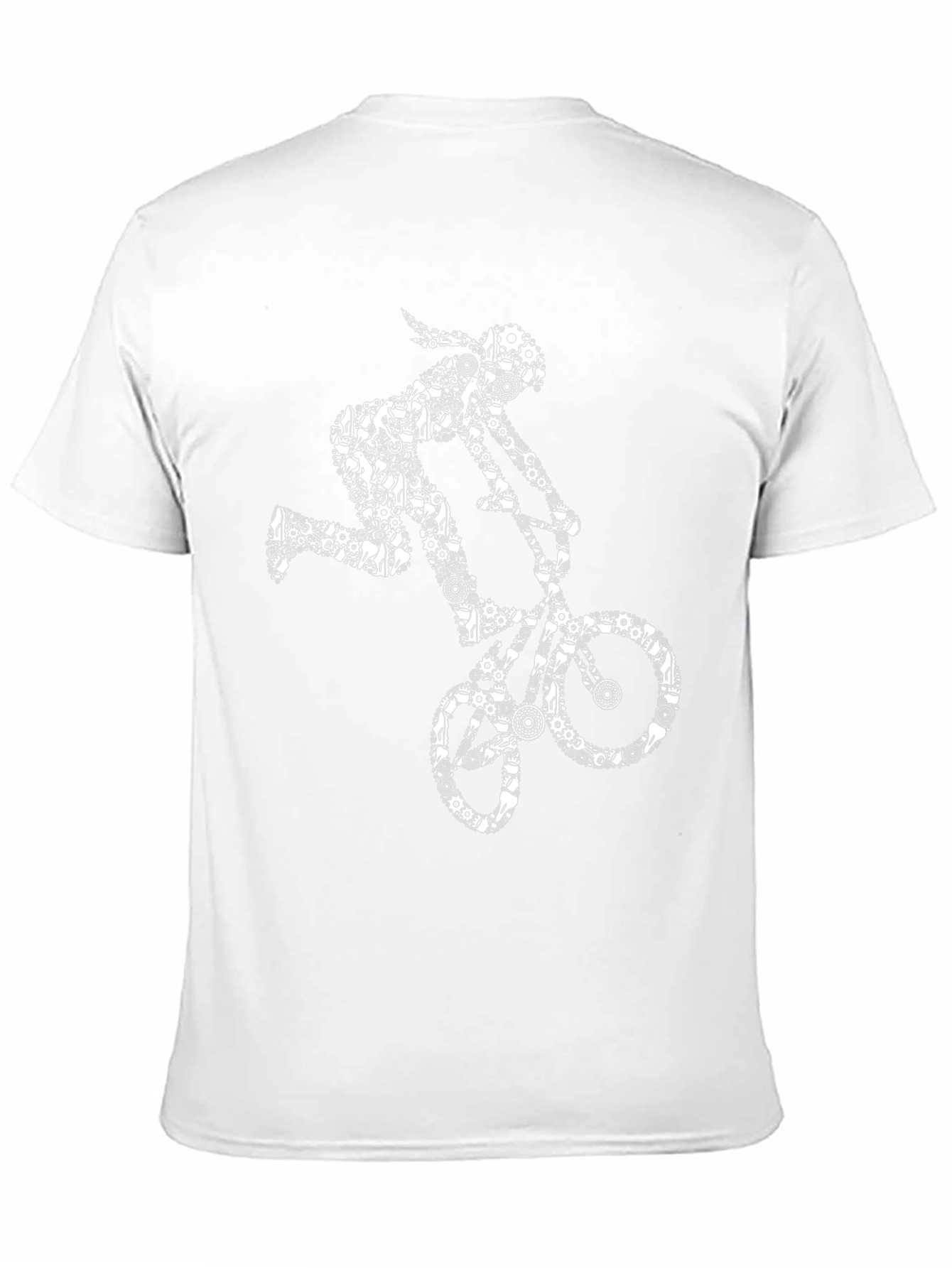 BMX Bike Gears Graphic Tee - Black T-Shirt