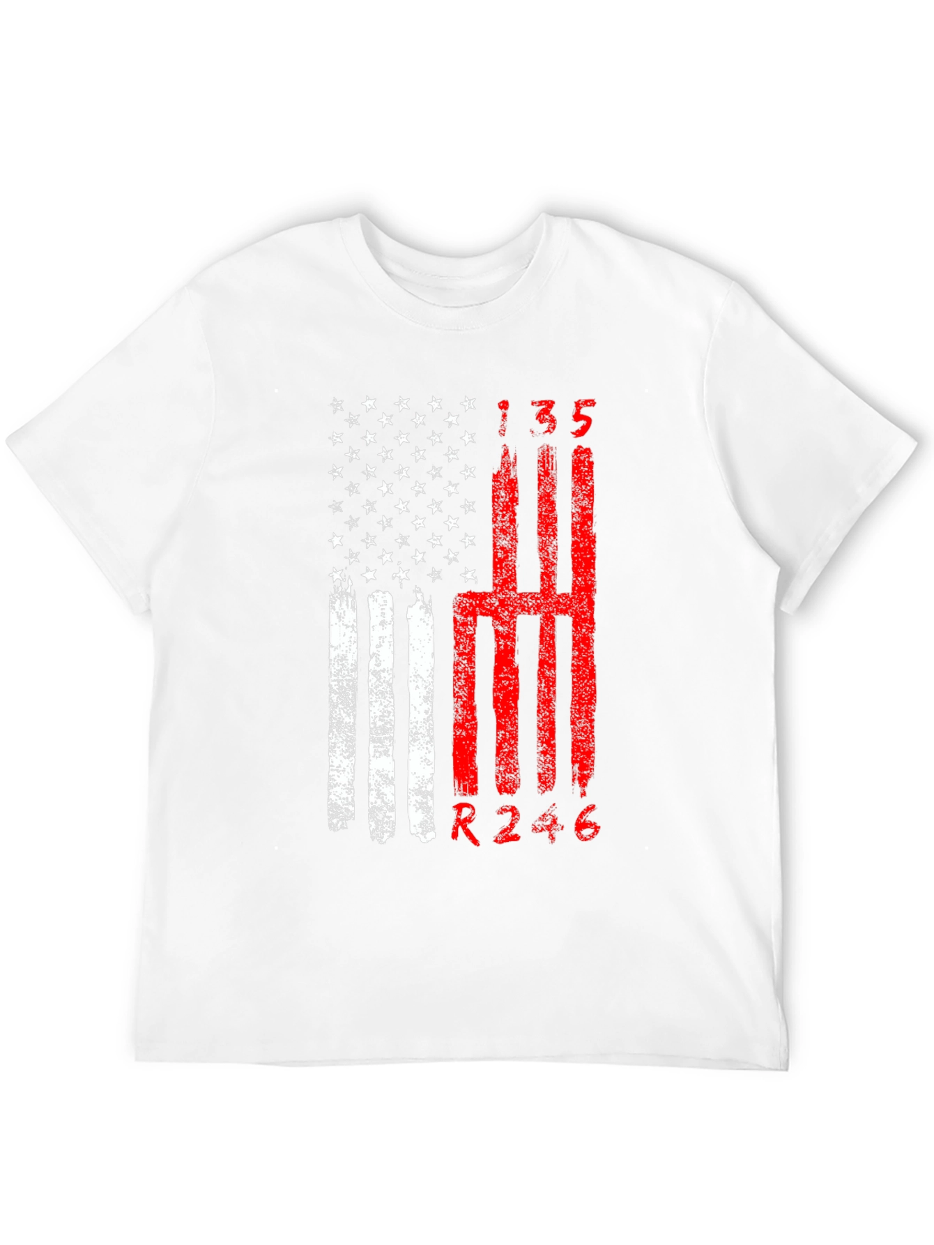 American Flag Manual Transmission T-Shirt
