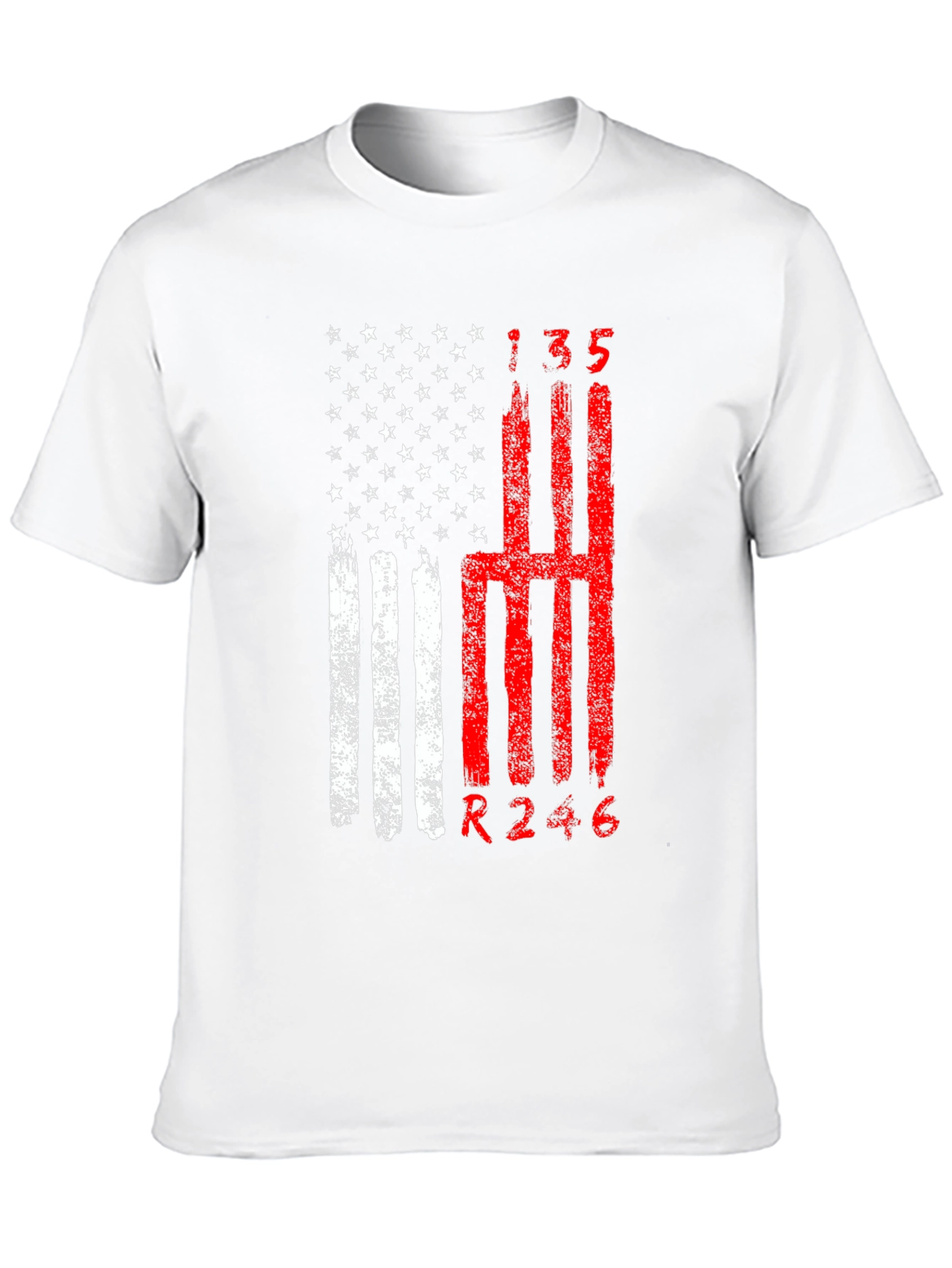 American Flag Manual Transmission T-Shirt