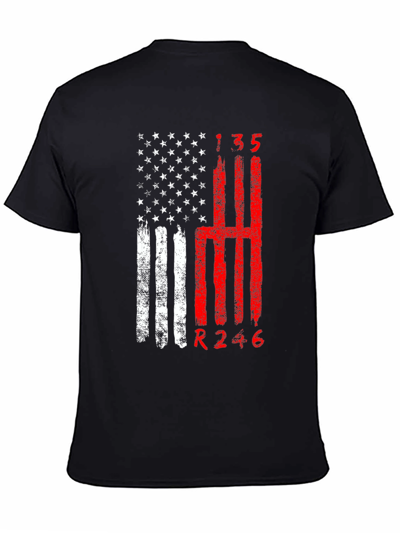 American Flag Manual Transmission T-Shirt