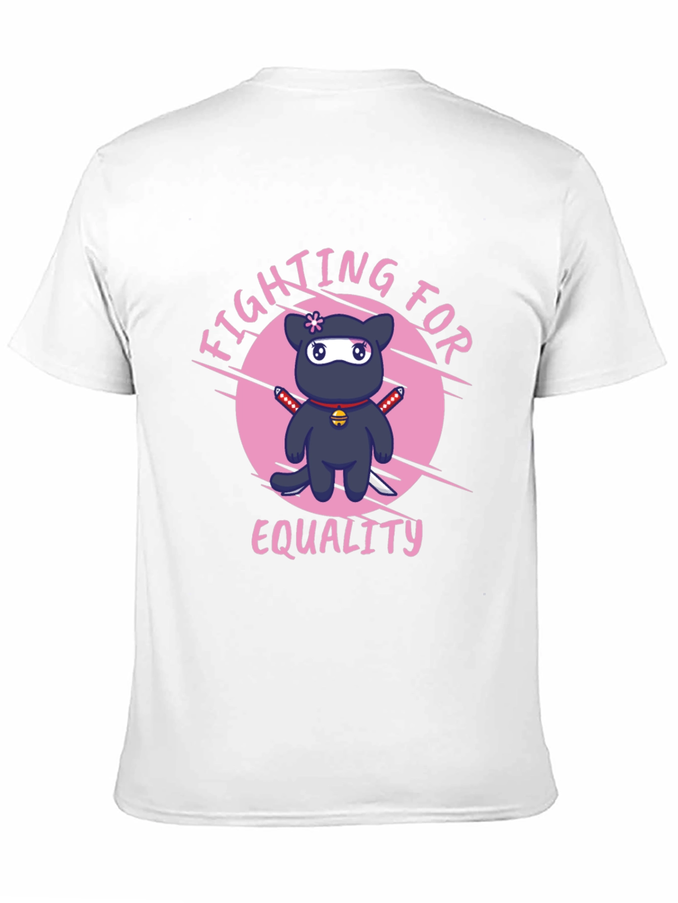 Fighting for Equality Ninja Cat T-Shirt