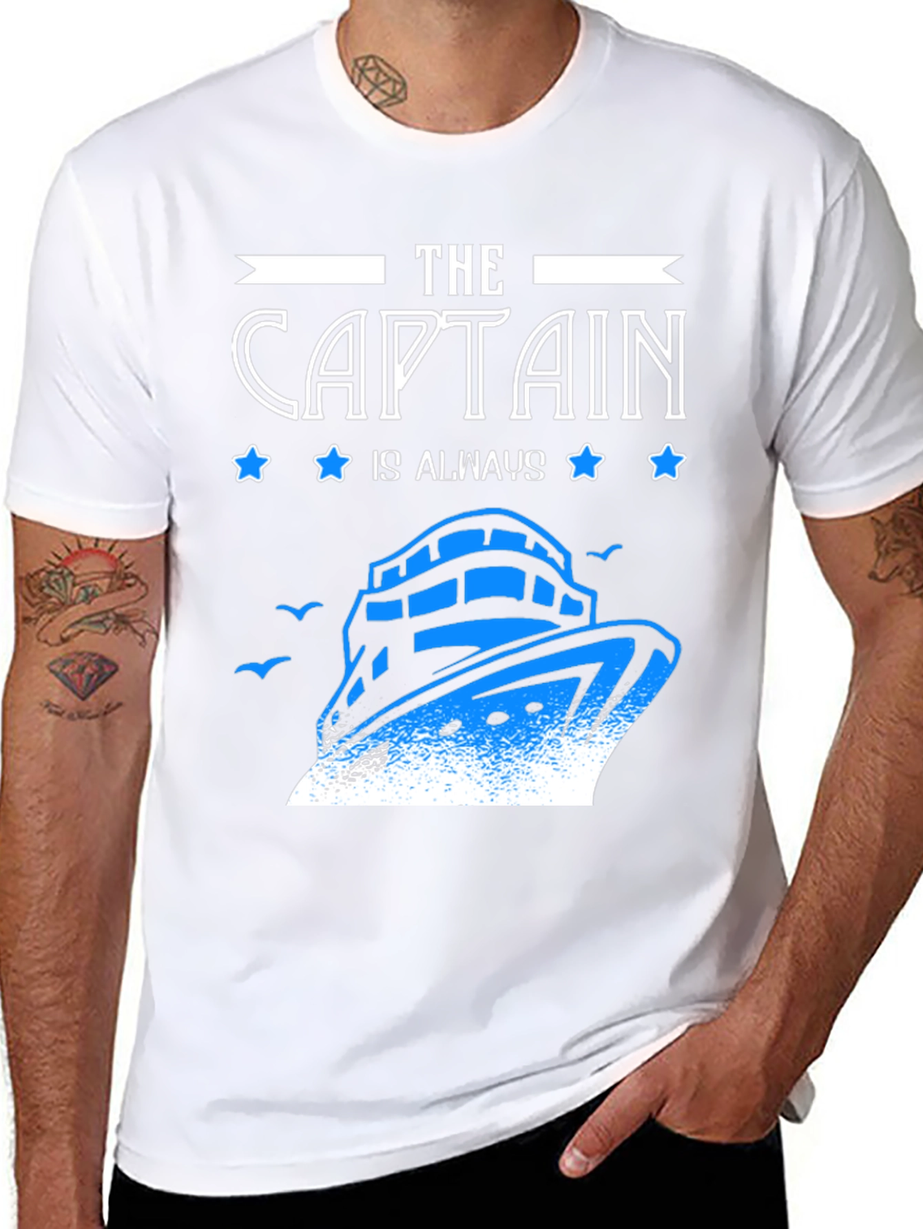 The Captain Is Always Right Graphic Tee