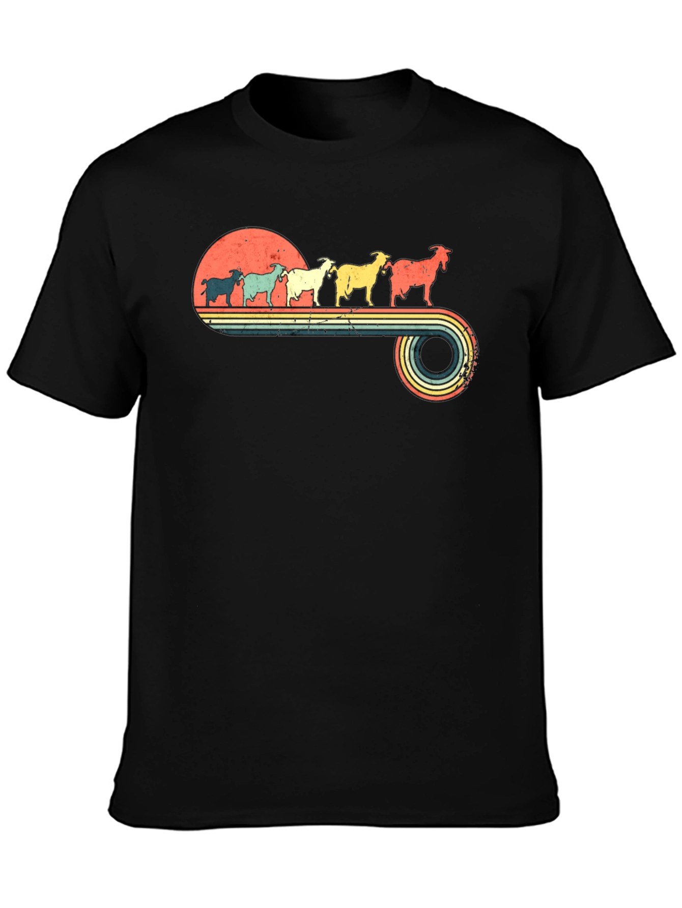 Retro Goat Graphic Tee