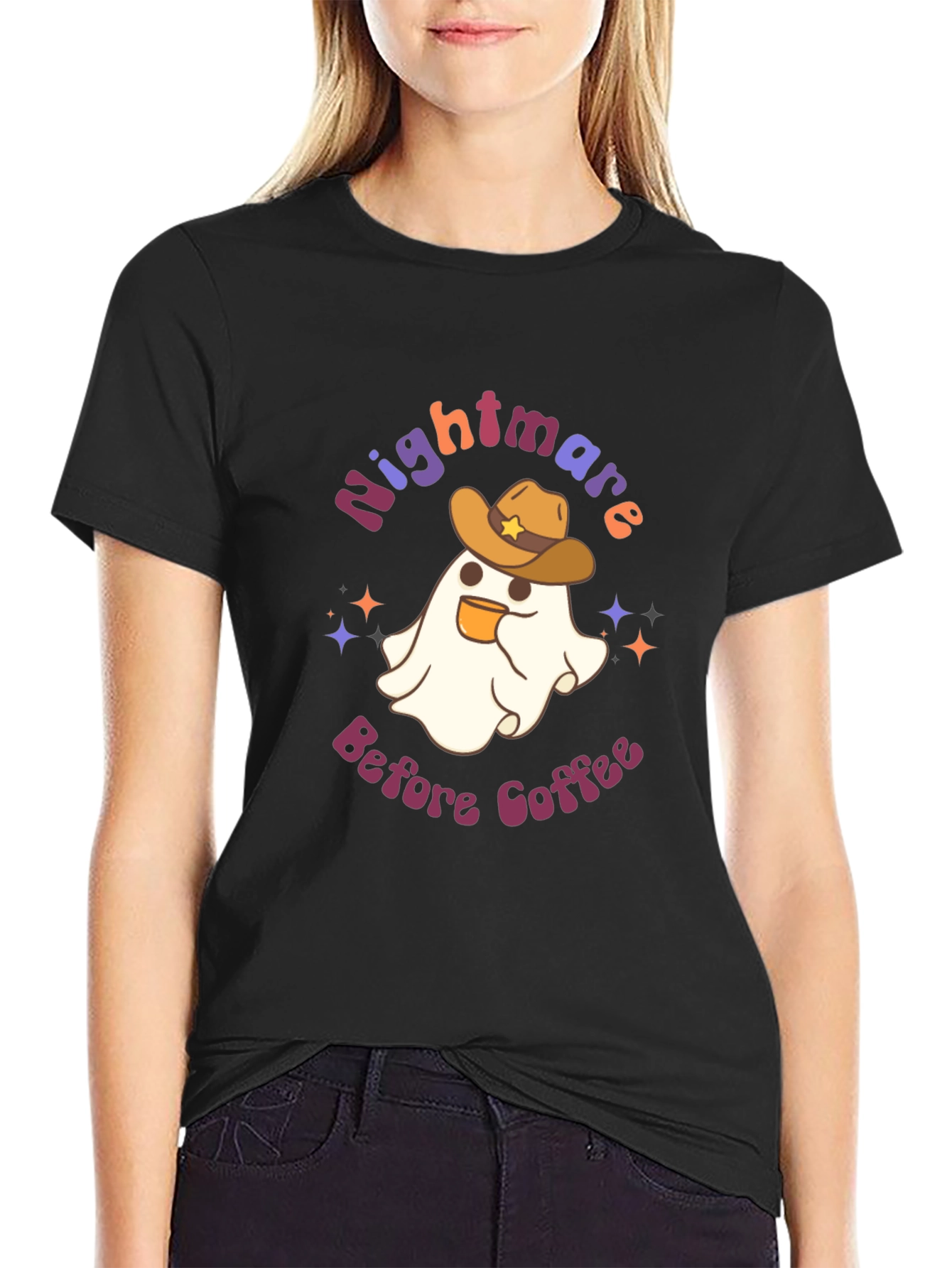 Nightmare Before Coffee Graphic T-Shirt