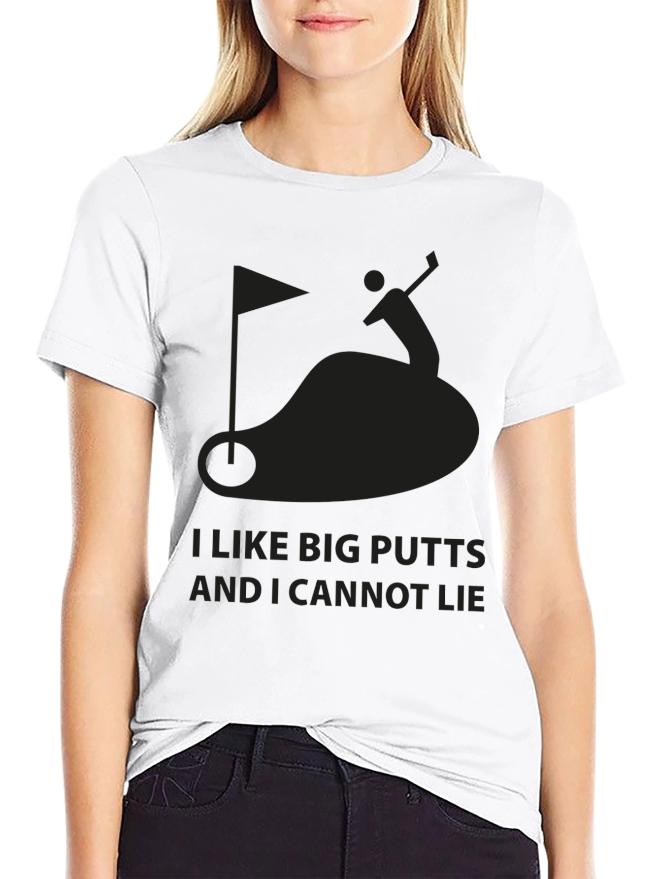 Funny Golf T-Shirt: I Like Big Putts