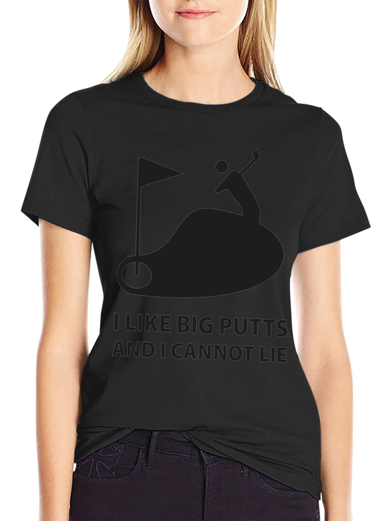 Funny Golf T-Shirt: I Like Big Putts