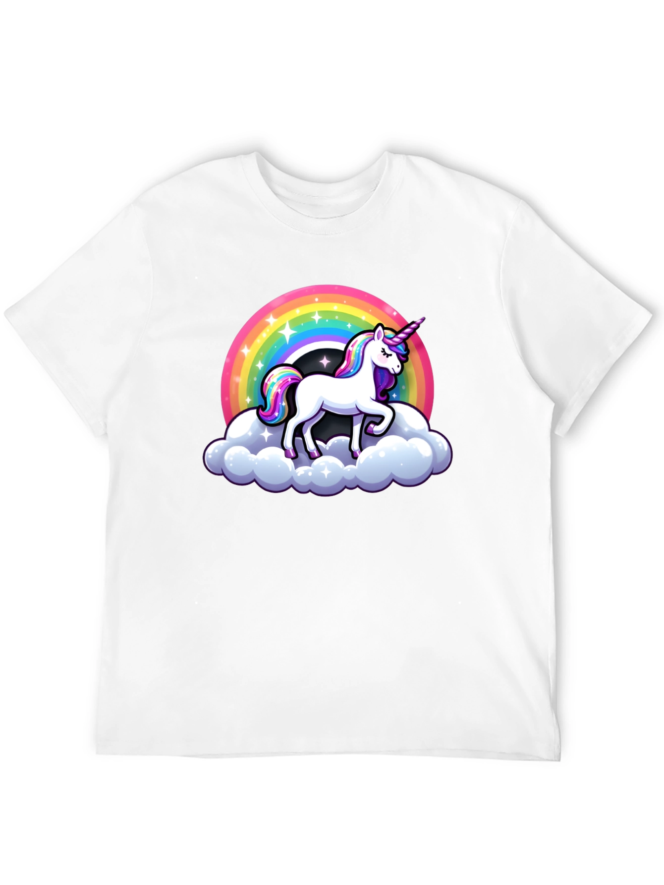 Unicorn Rainbow Cloud Graphic Tee