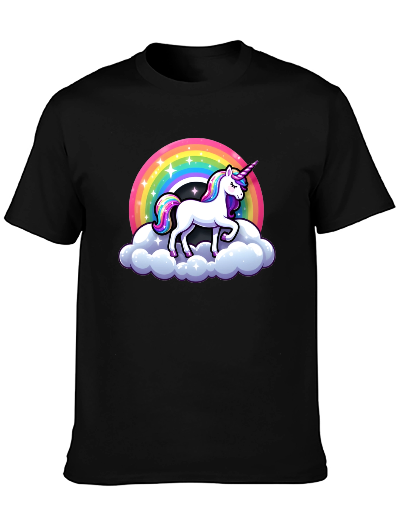 Unicorn Rainbow Cloud Graphic Tee