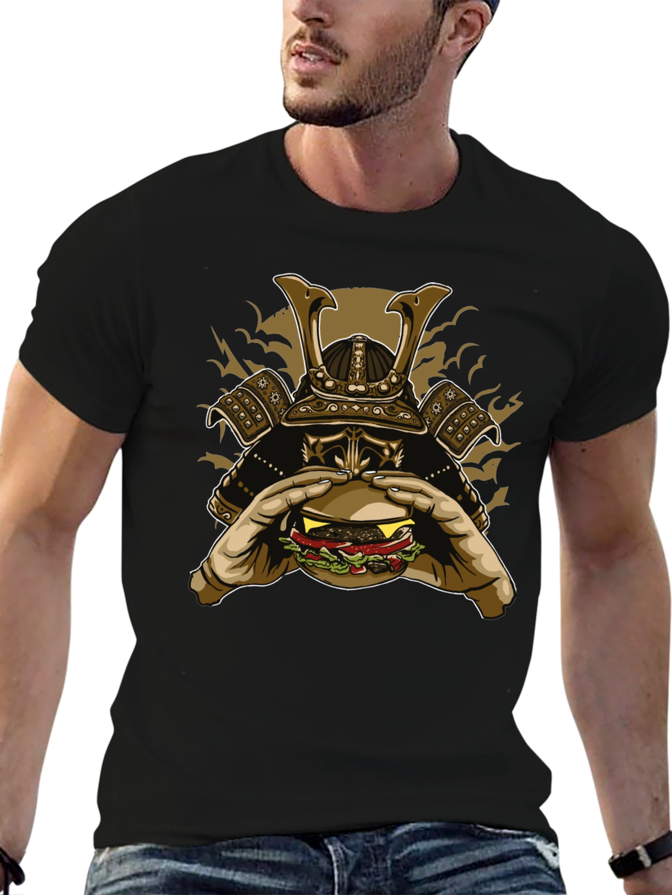 Samurai Burger Graphic T-Shirt