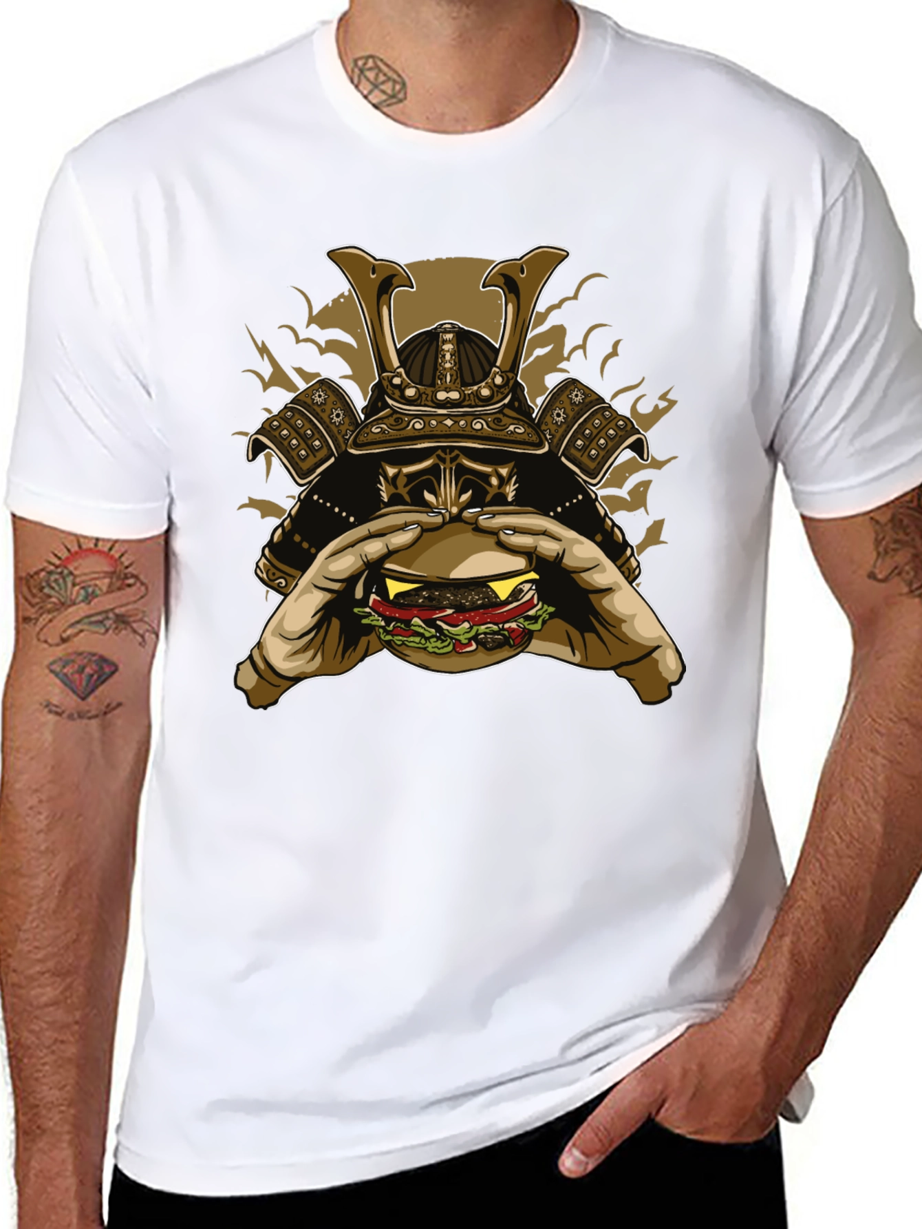Samurai Burger Graphic T-Shirt