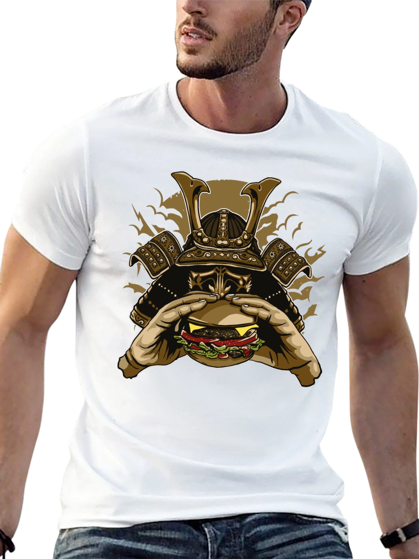Samurai Burger Graphic T-Shirt