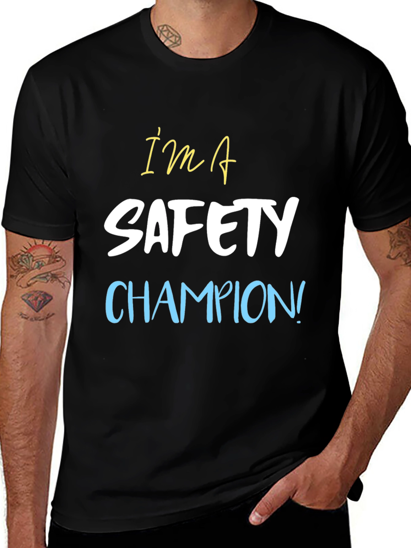 Im a Safety Champion! Graphic Tee