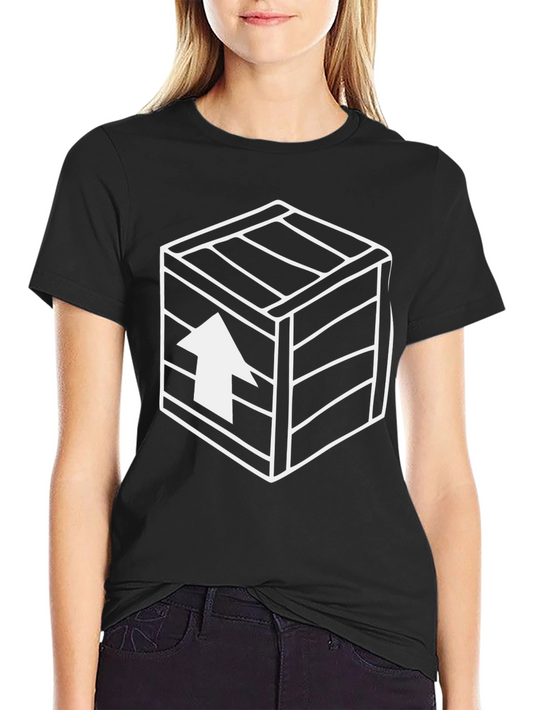 Graphic Tee - Crate Up Arrow Design - Black