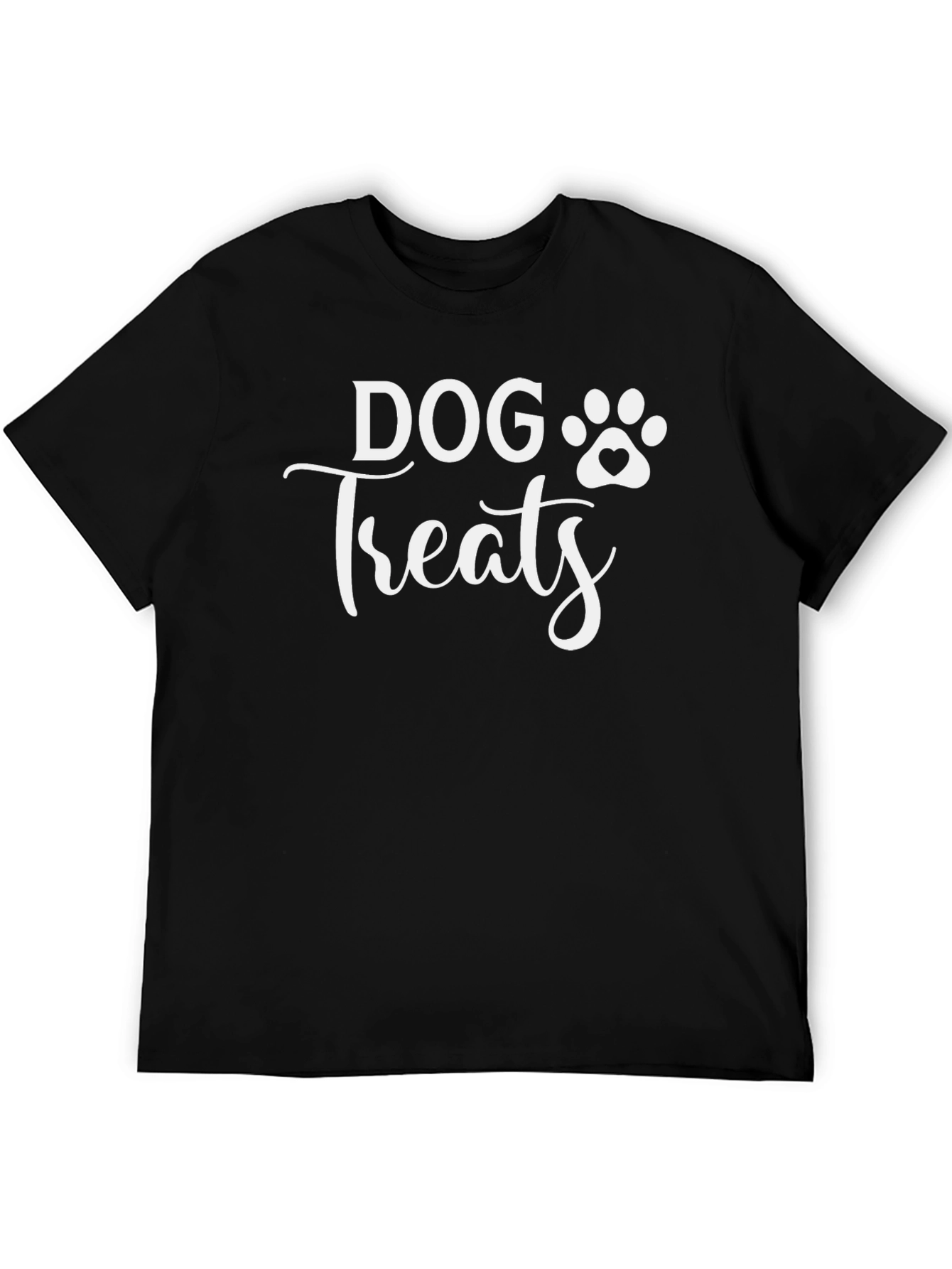 Dog Treats Graphic T-Shirt - Black