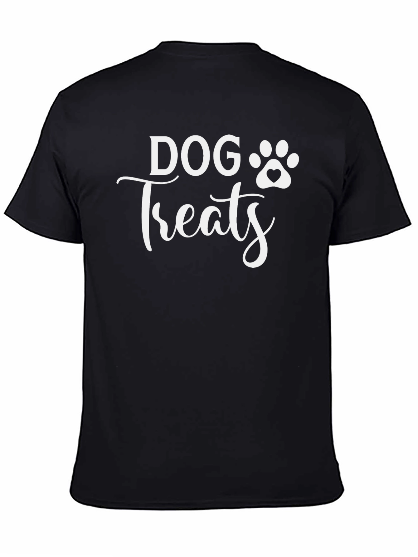 Dog Treats Graphic T-Shirt - Black