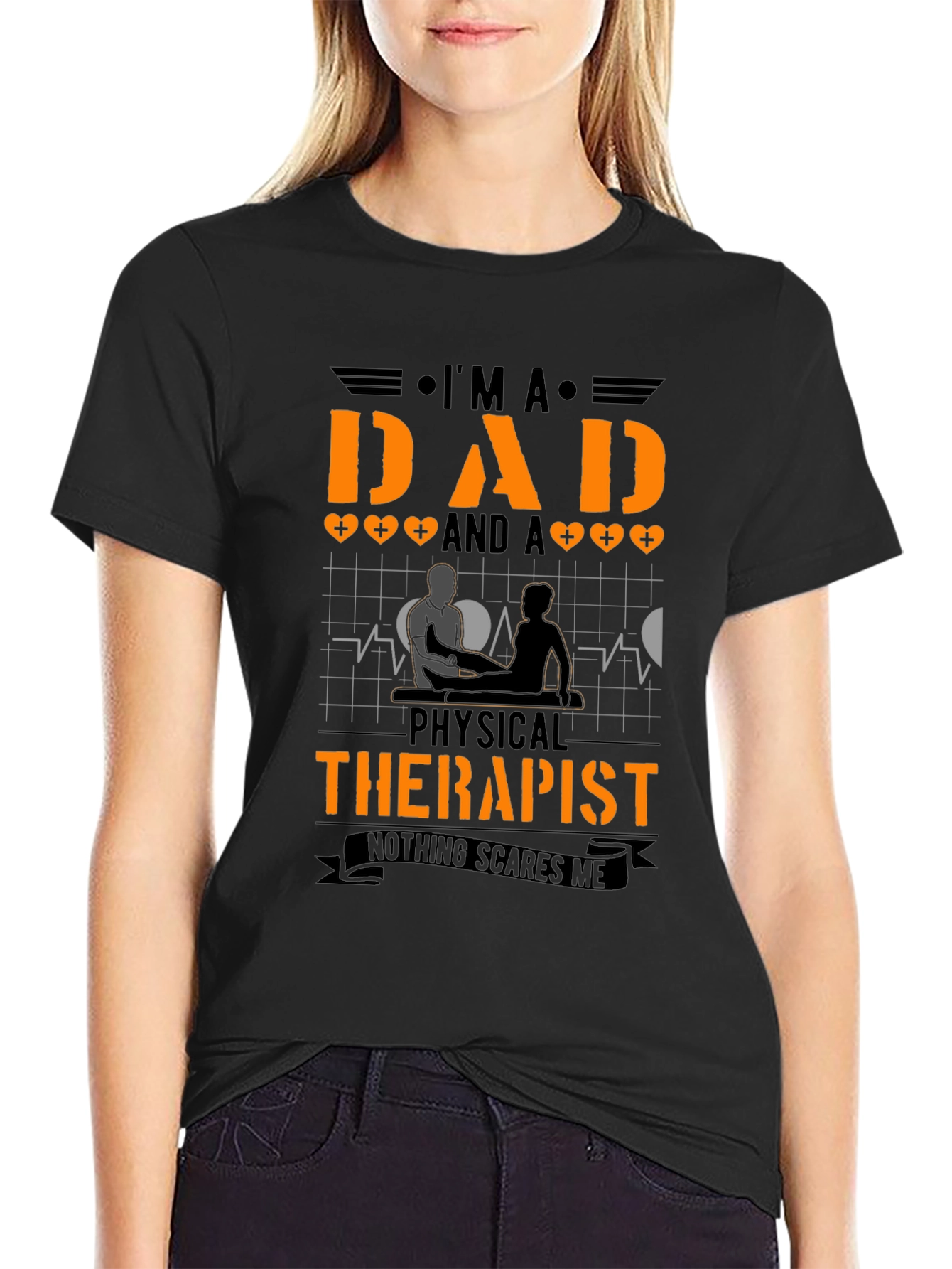 Dad and Physical Therapist Graphic T-Shirt