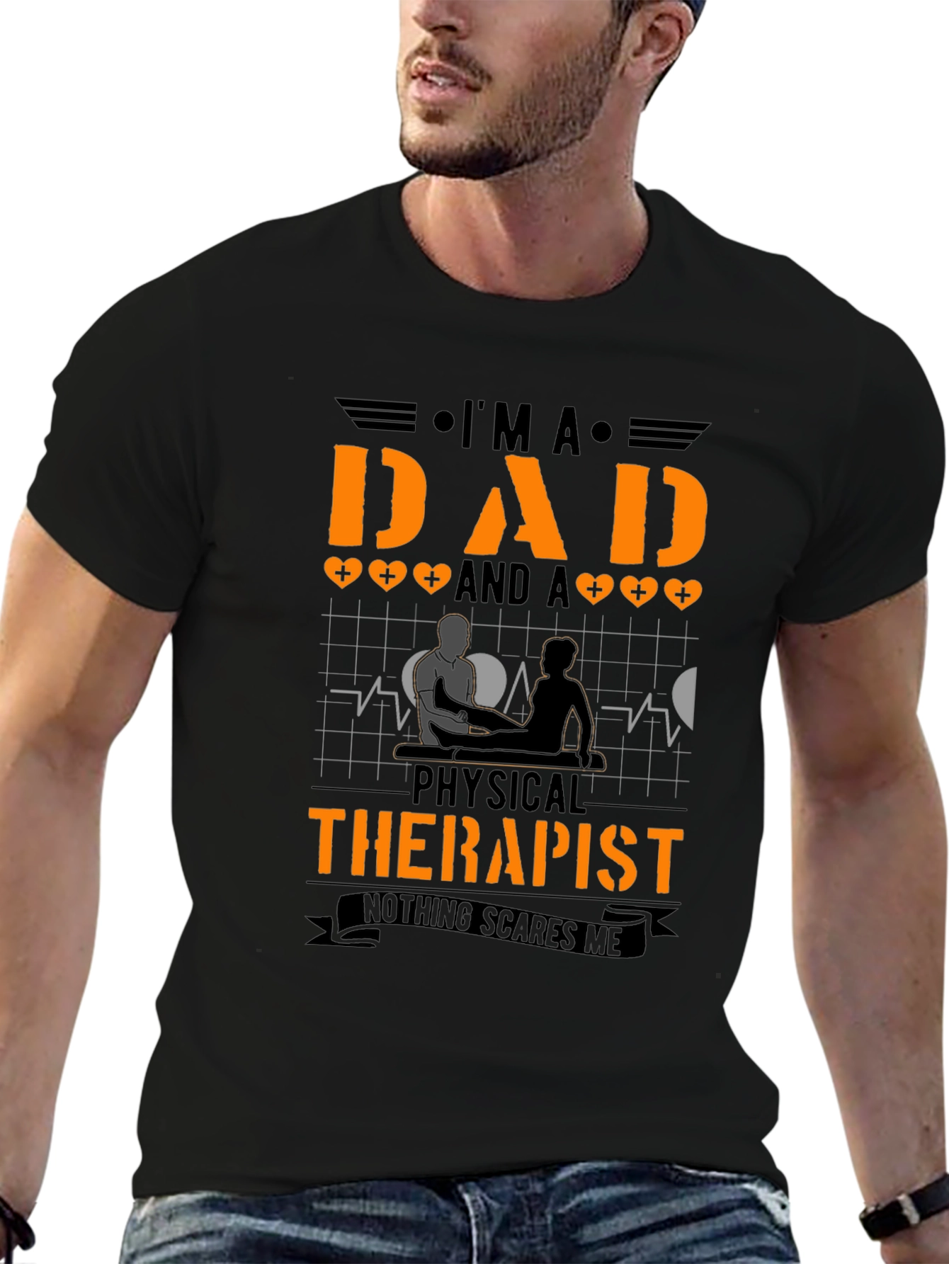 Dad and Physical Therapist Graphic T-Shirt