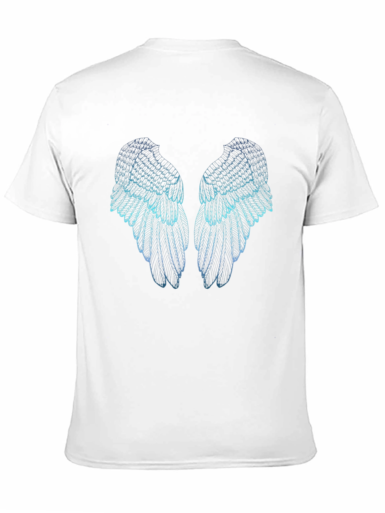 Angel Wings Graphic Black T-Shirt