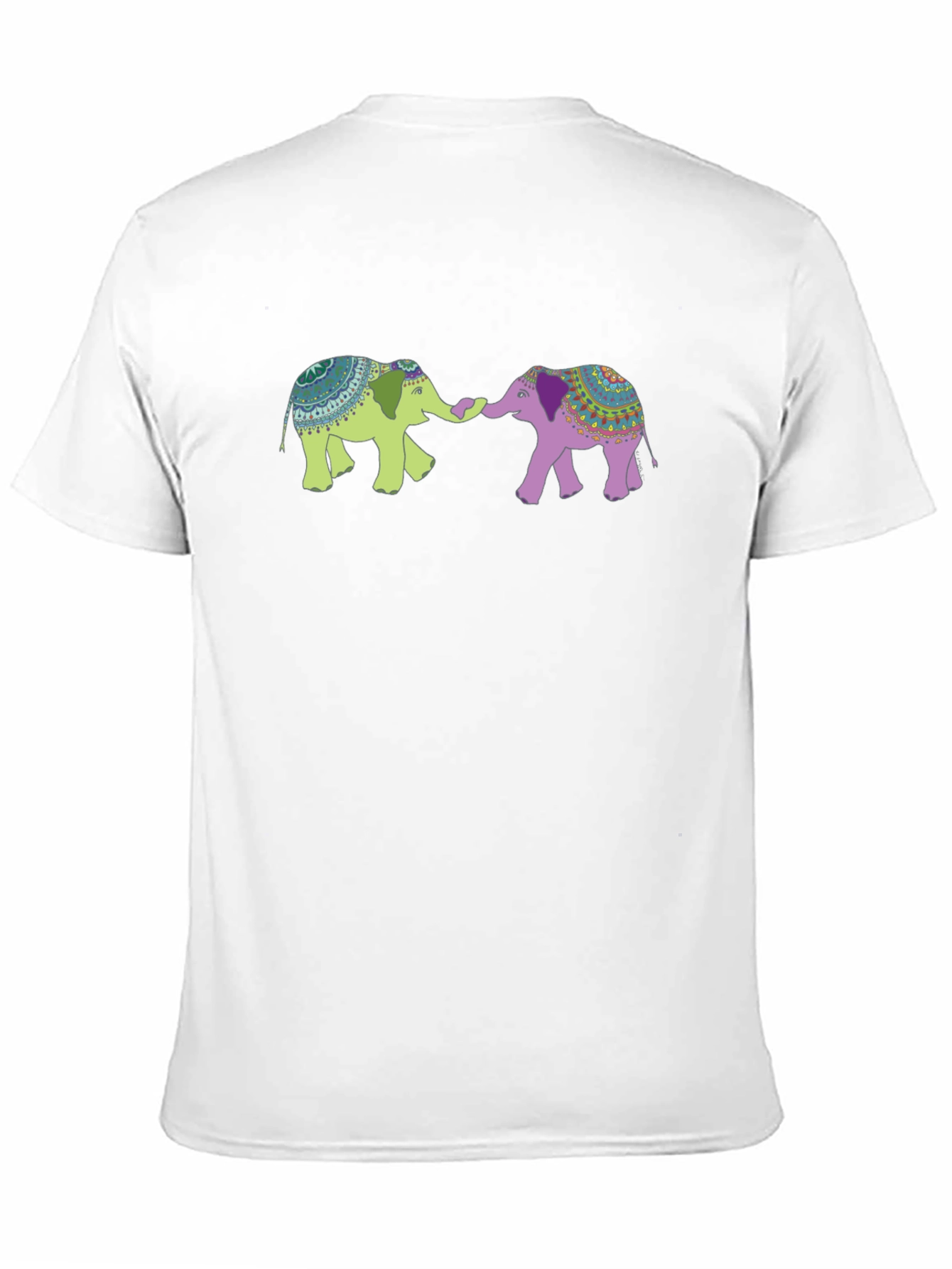 Elephant Graphic Tee - Black Cotton Blend