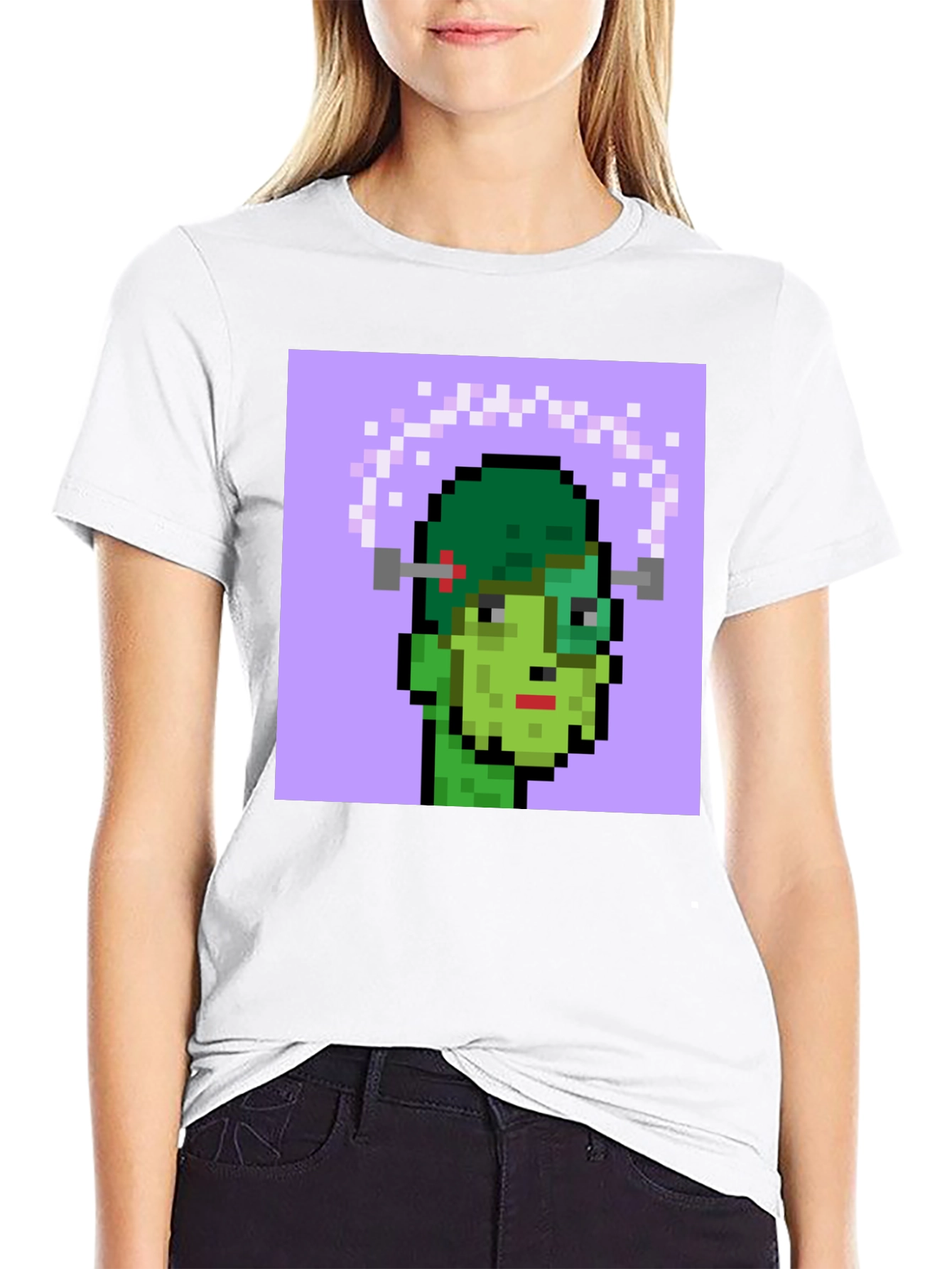 Pixelated Frankenstein Graphic Tee