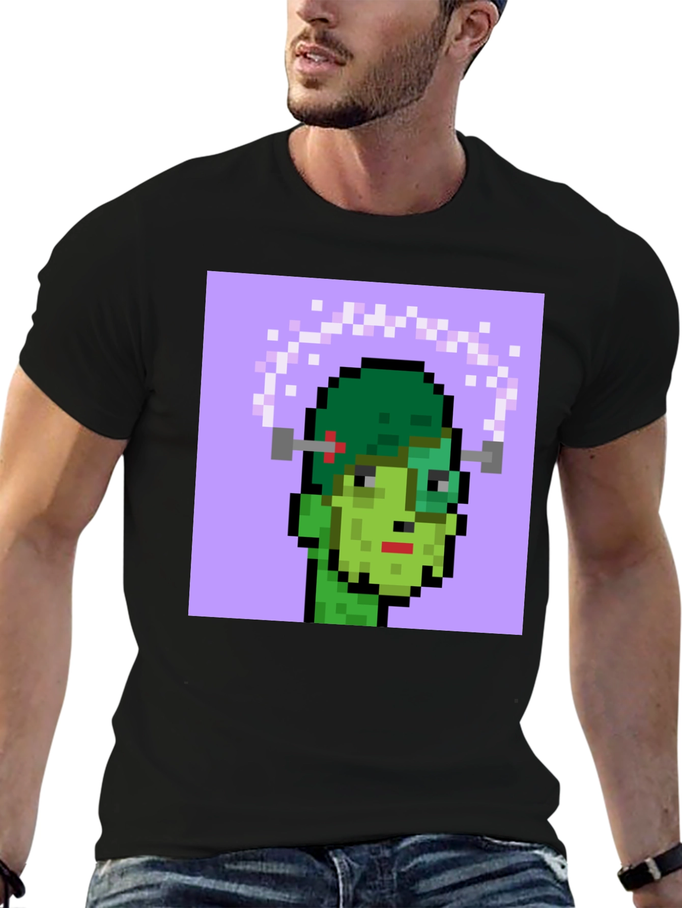 Pixelated Frankenstein Graphic Tee
