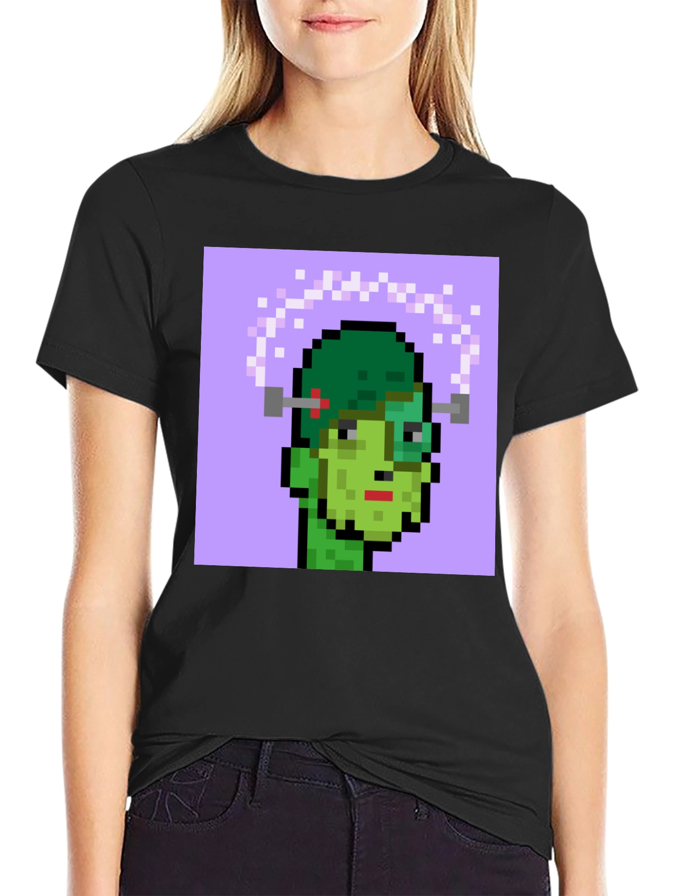 Pixelated Frankenstein Graphic Tee
