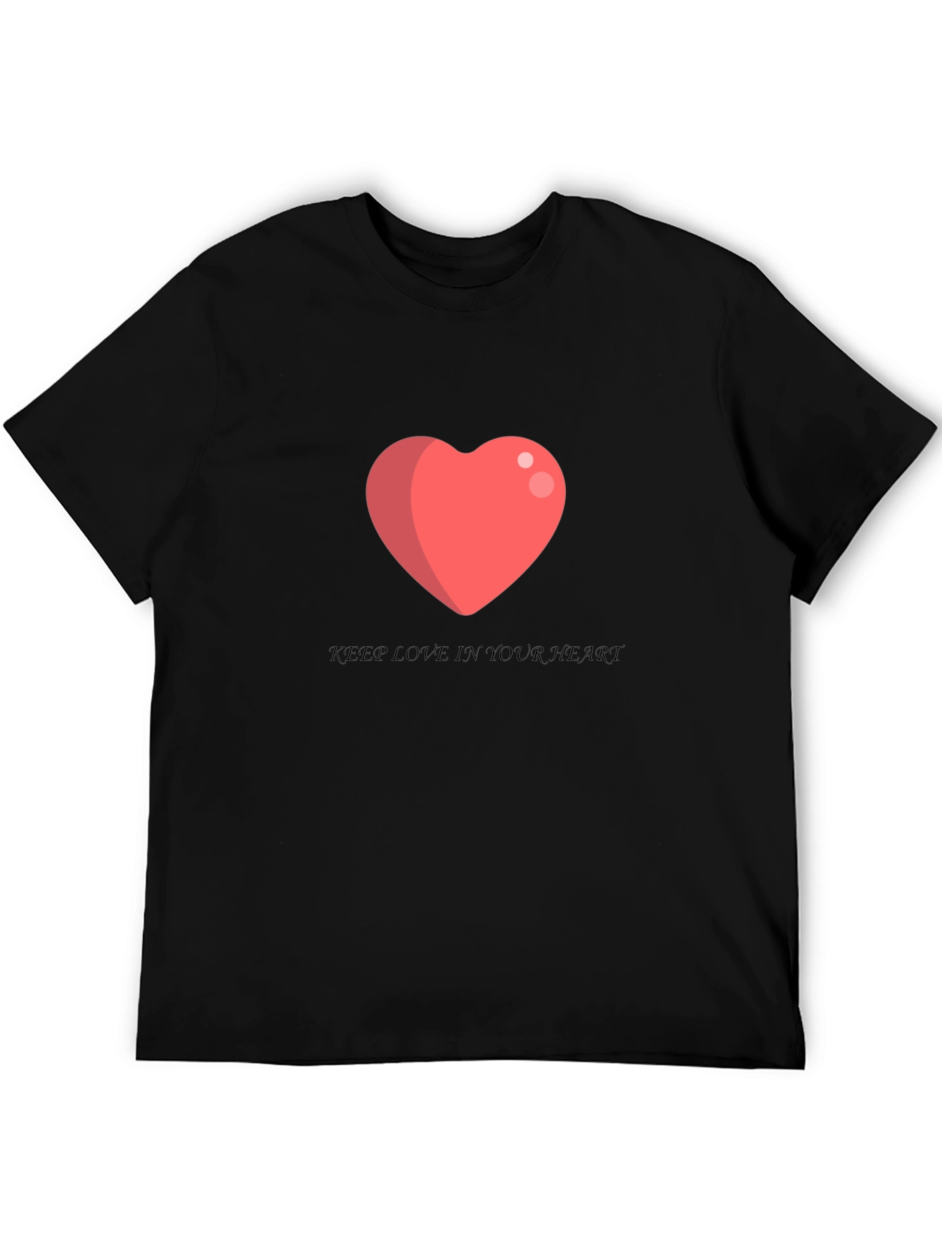 Love Heart T-Shirt - Keep Love in Your Heart