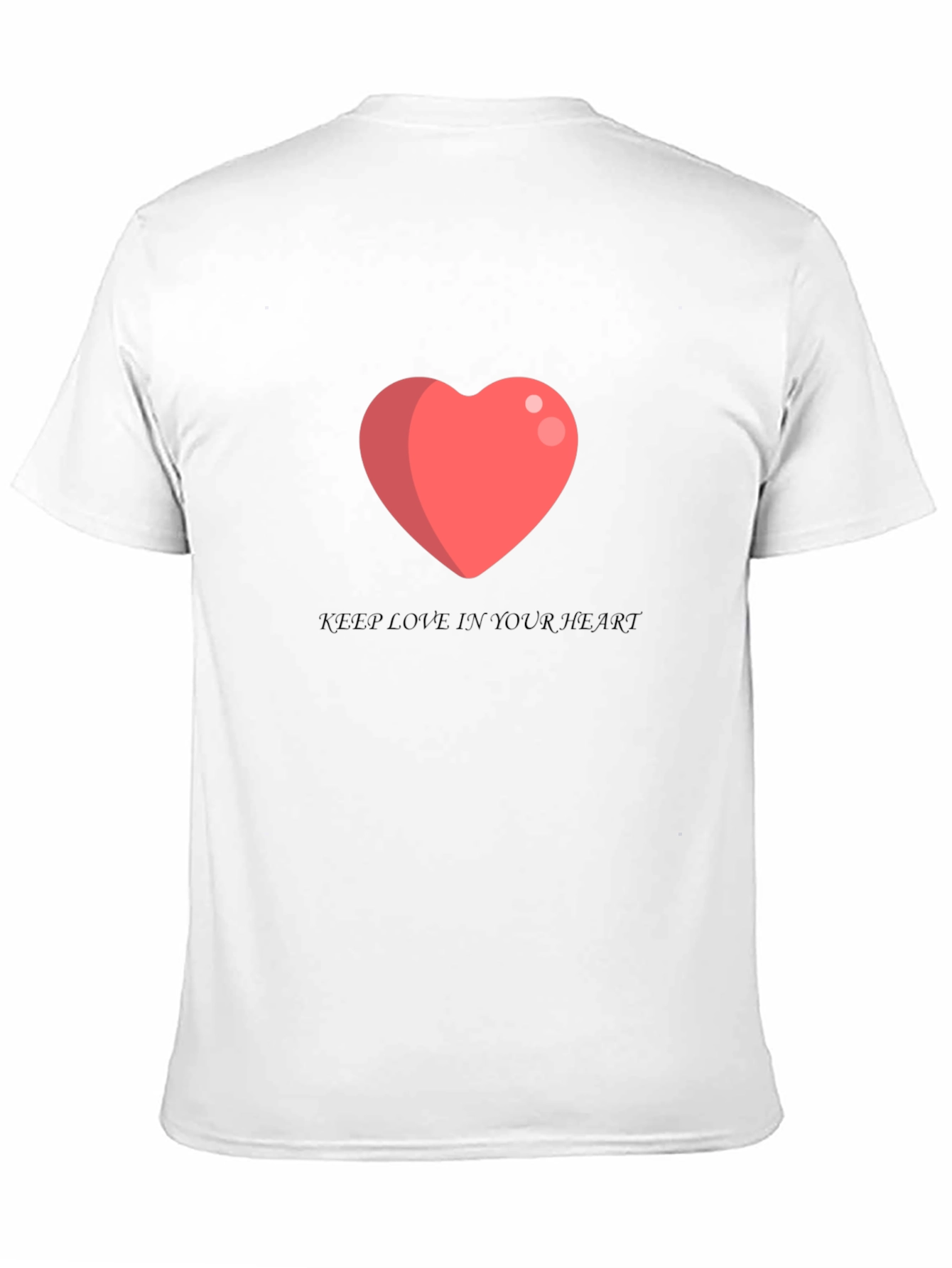 Love Heart T-Shirt - Keep Love in Your Heart