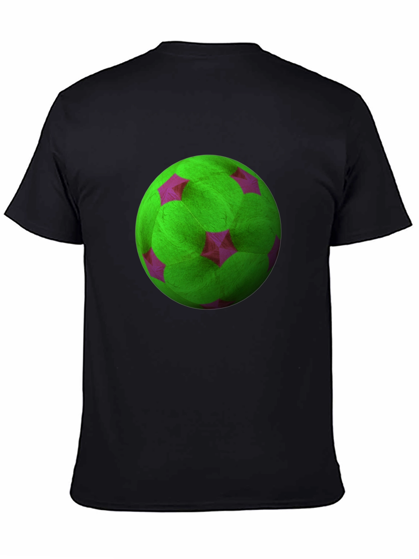 Abstract Soccer Ball Graphic Tee