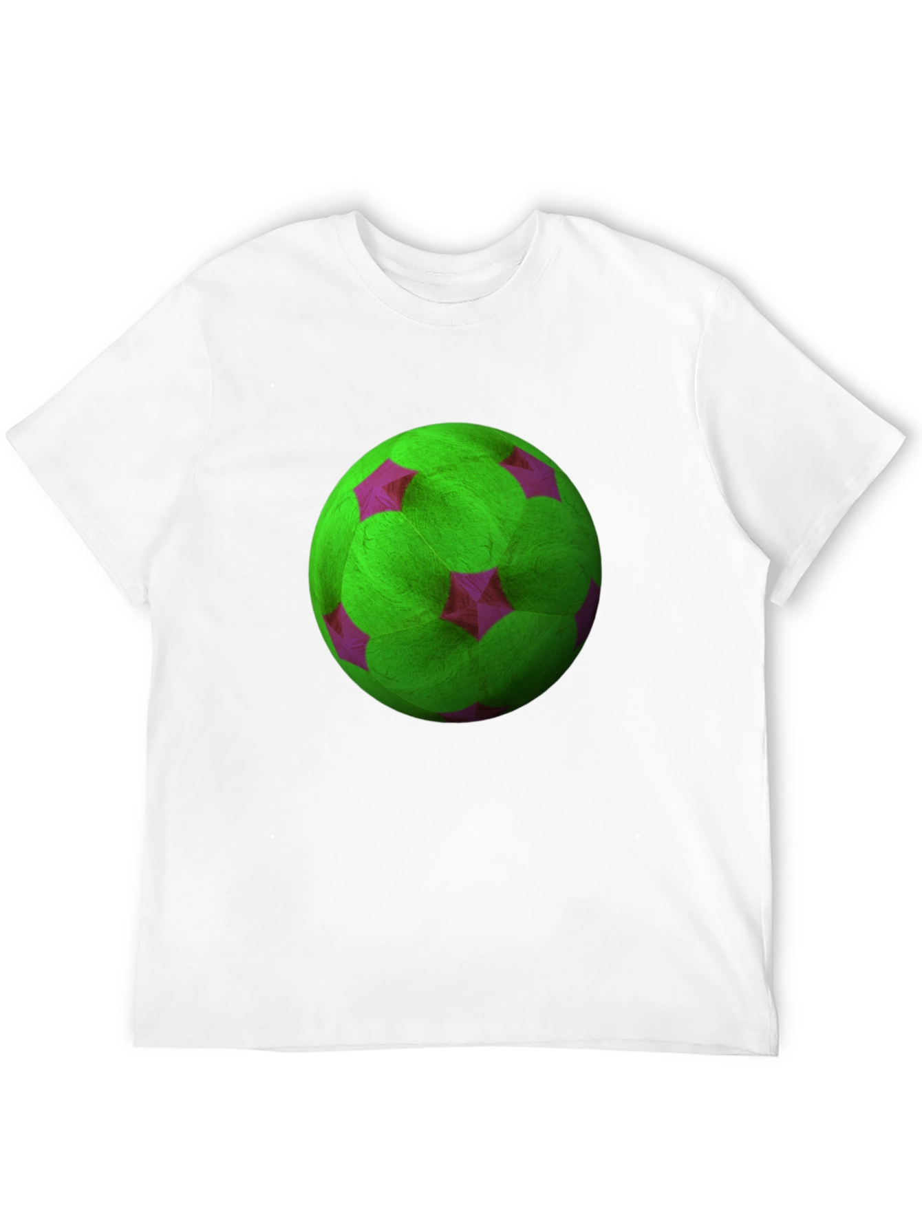 Abstract Soccer Ball Graphic Tee
