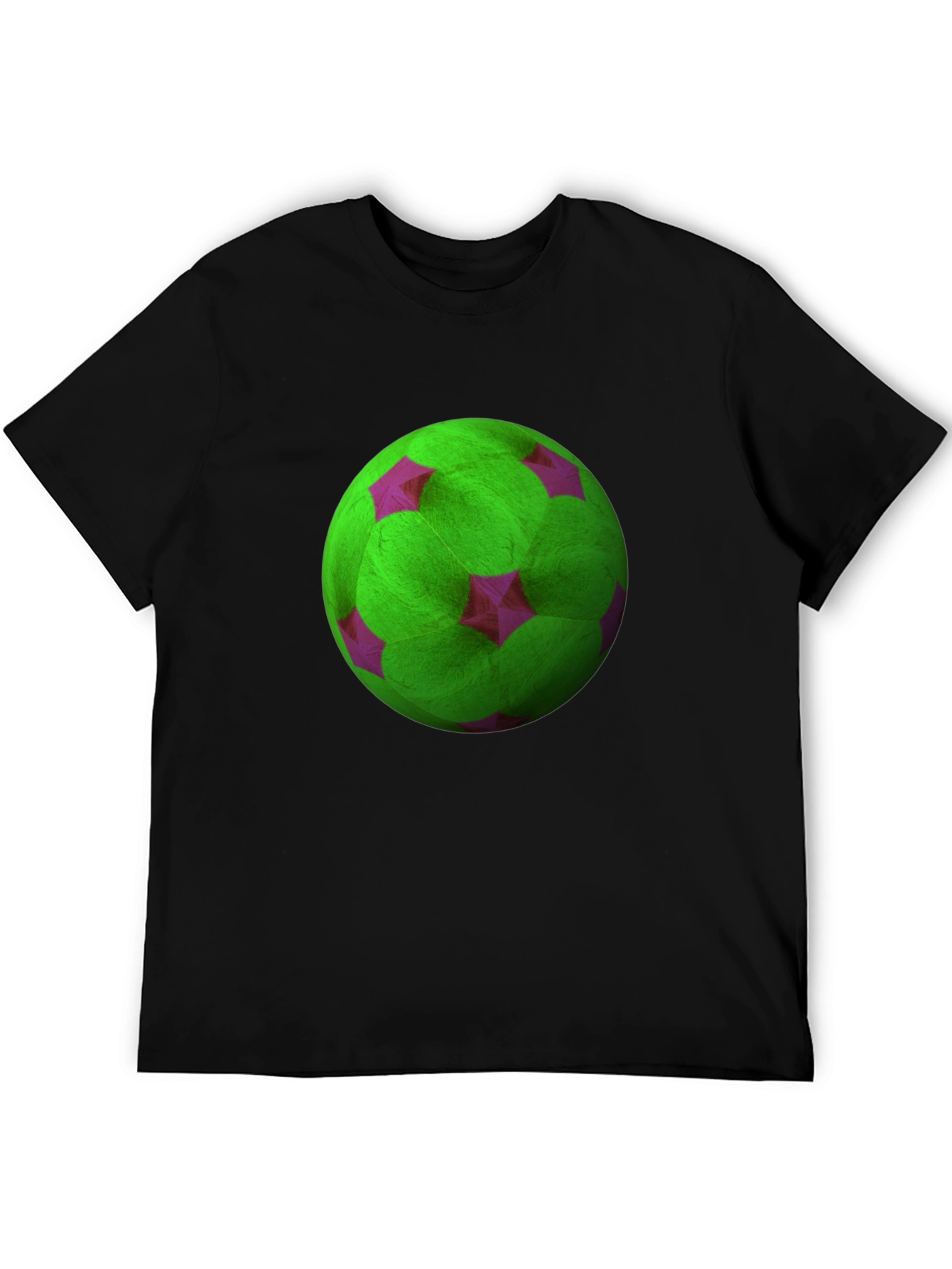 Abstract Soccer Ball Graphic Tee
