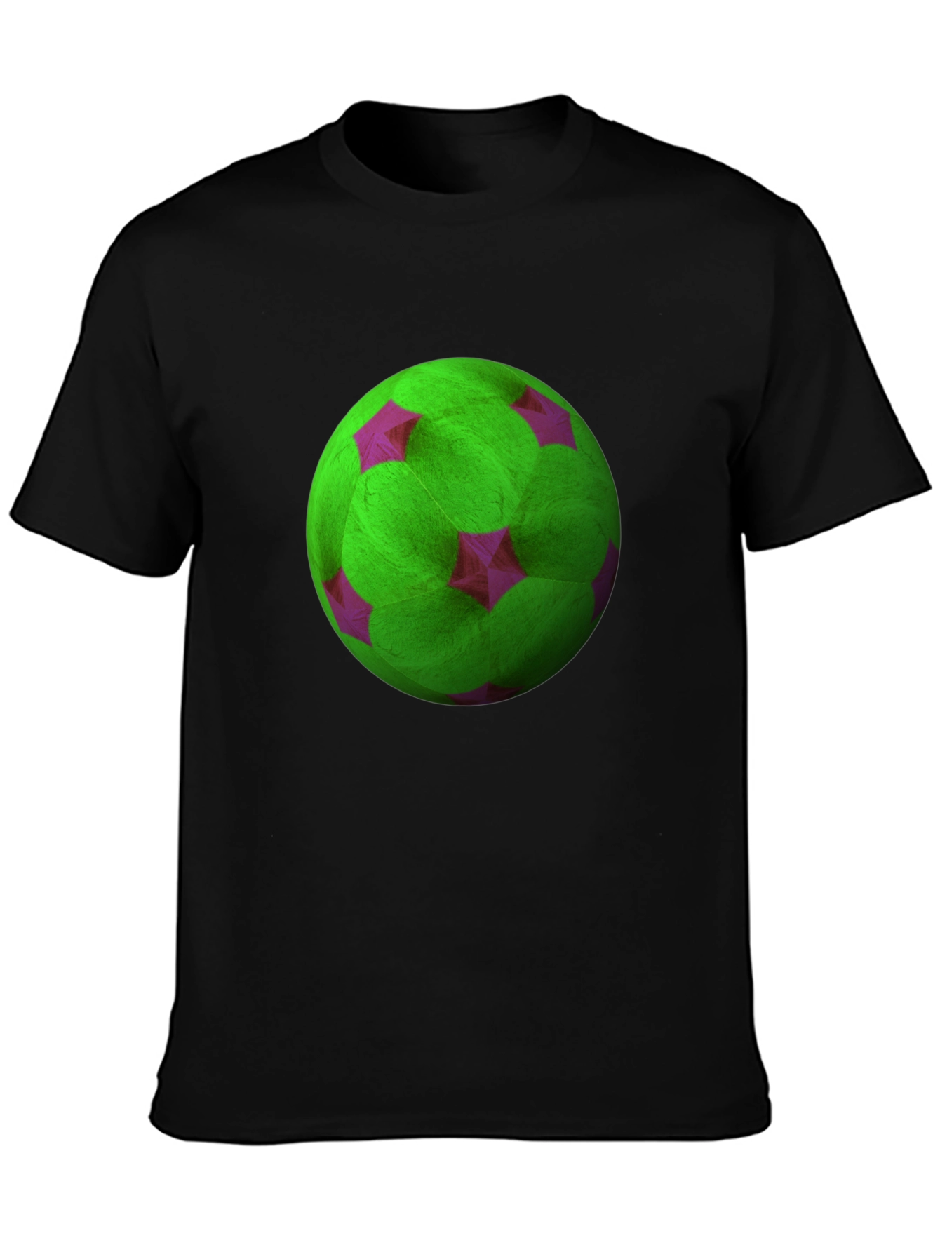 Abstract Soccer Ball Graphic Tee