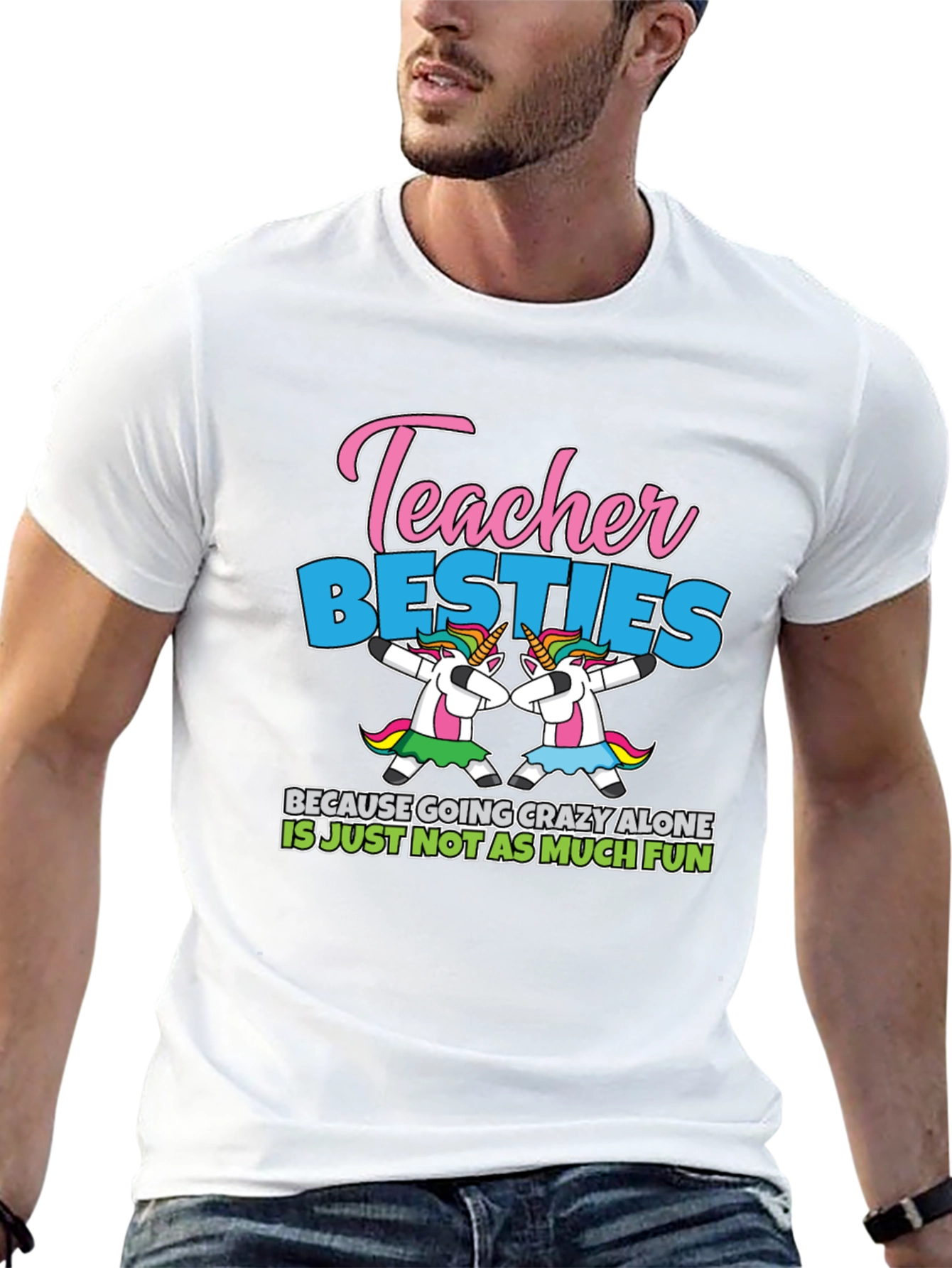Teacher Besties Unicorn T-Shirt