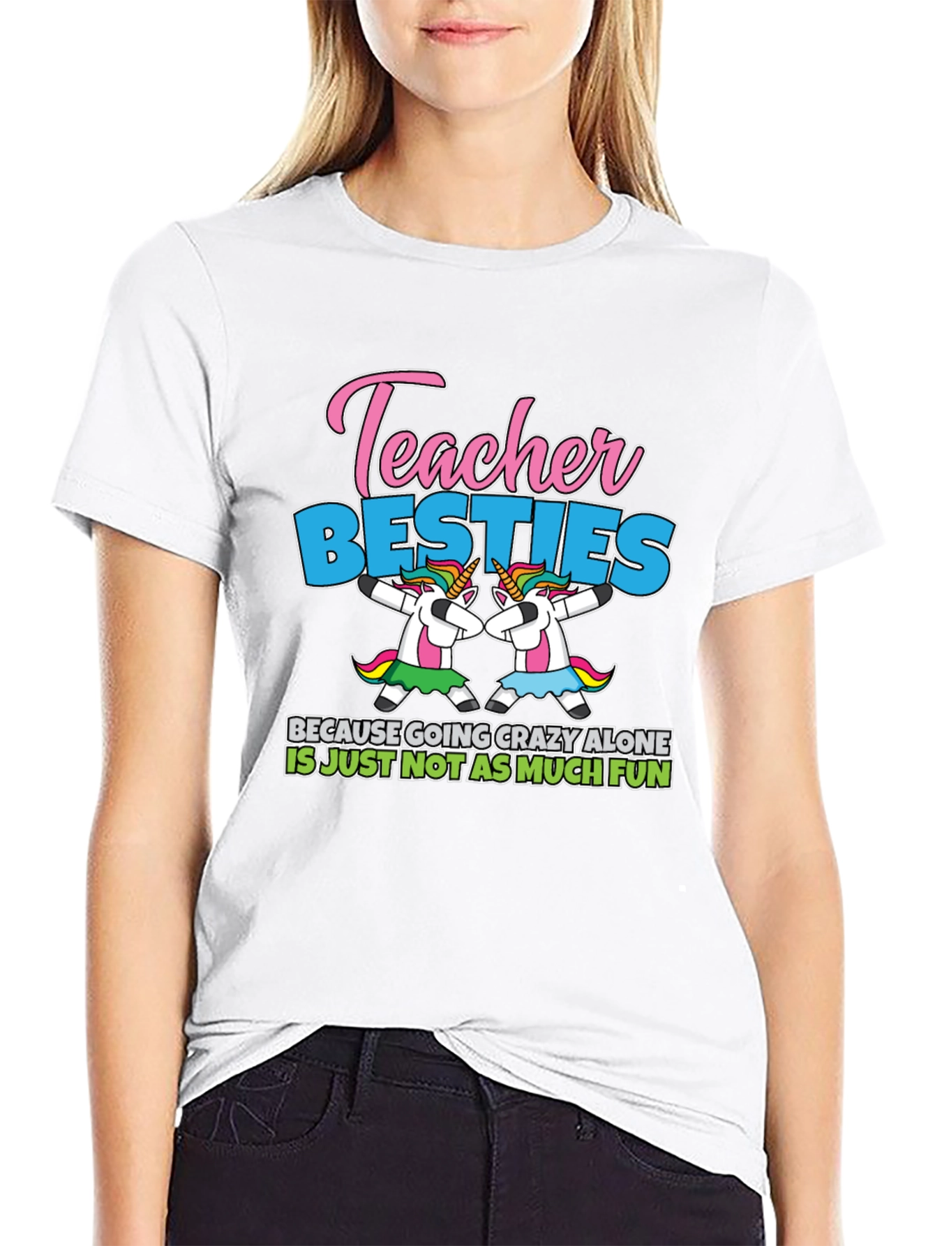 Teacher Besties Unicorn T-Shirt