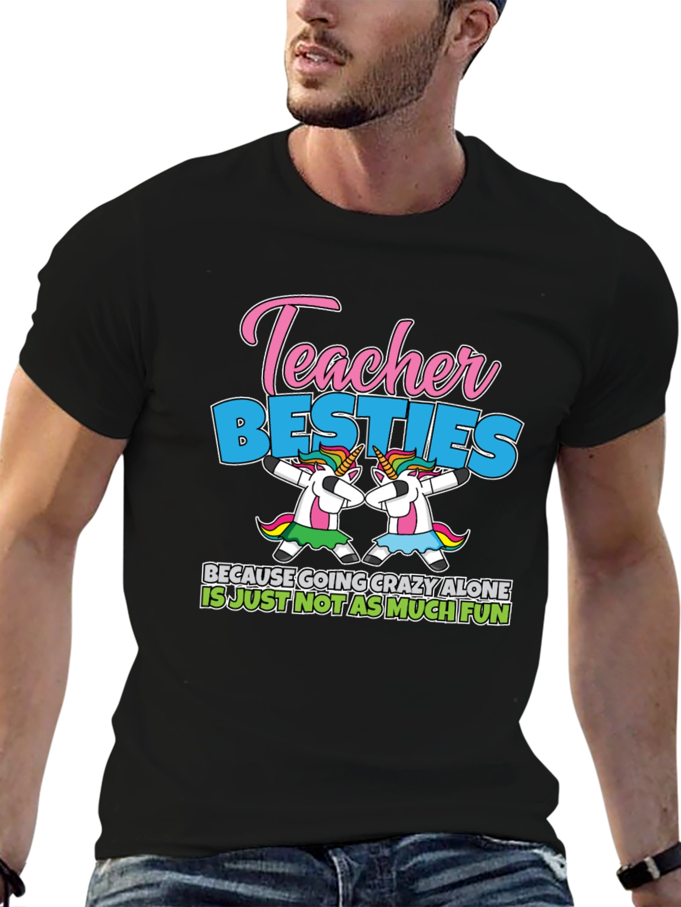 Teacher Besties Unicorn T-Shirt