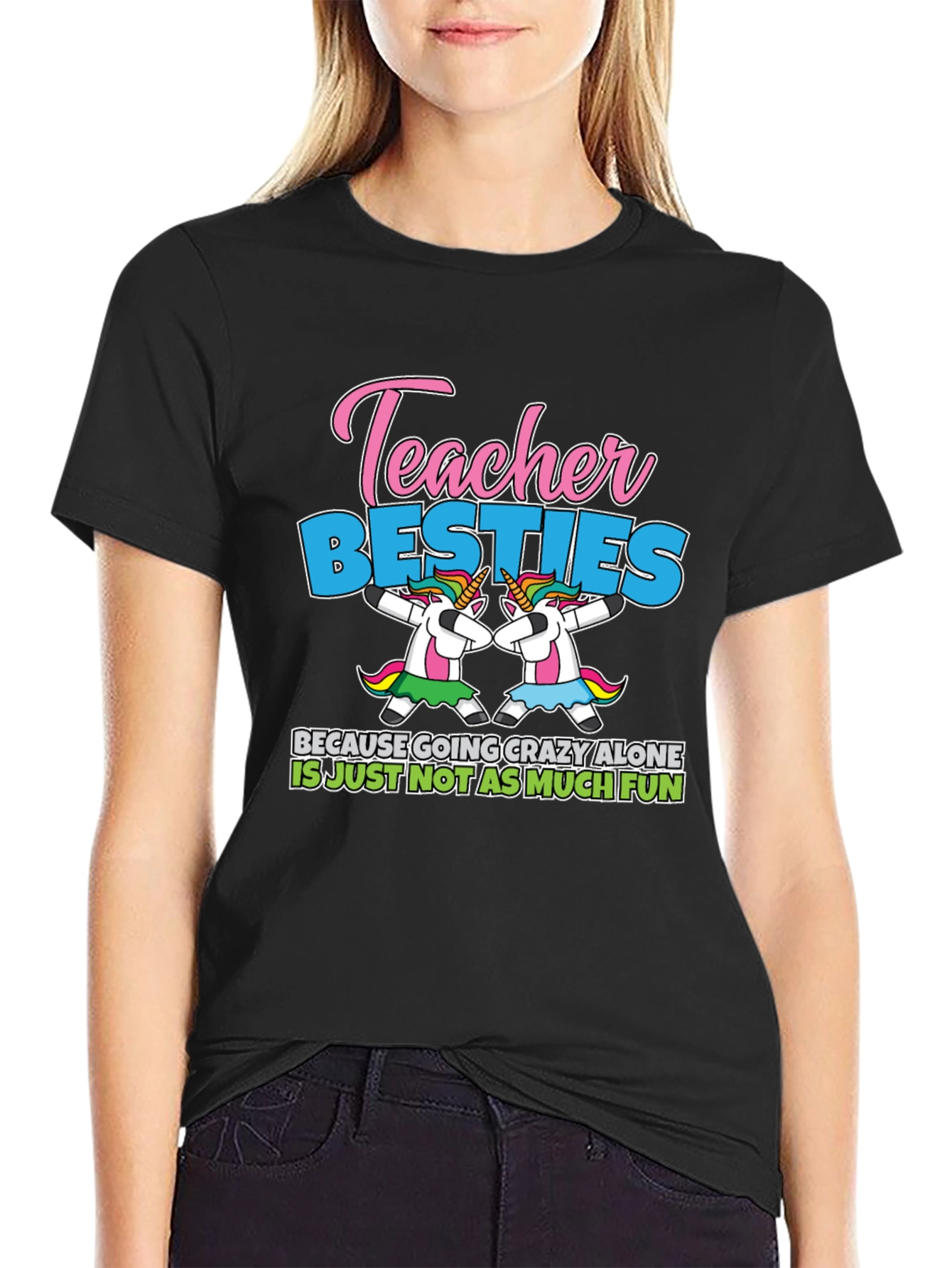 Teacher Besties Unicorn T-Shirt