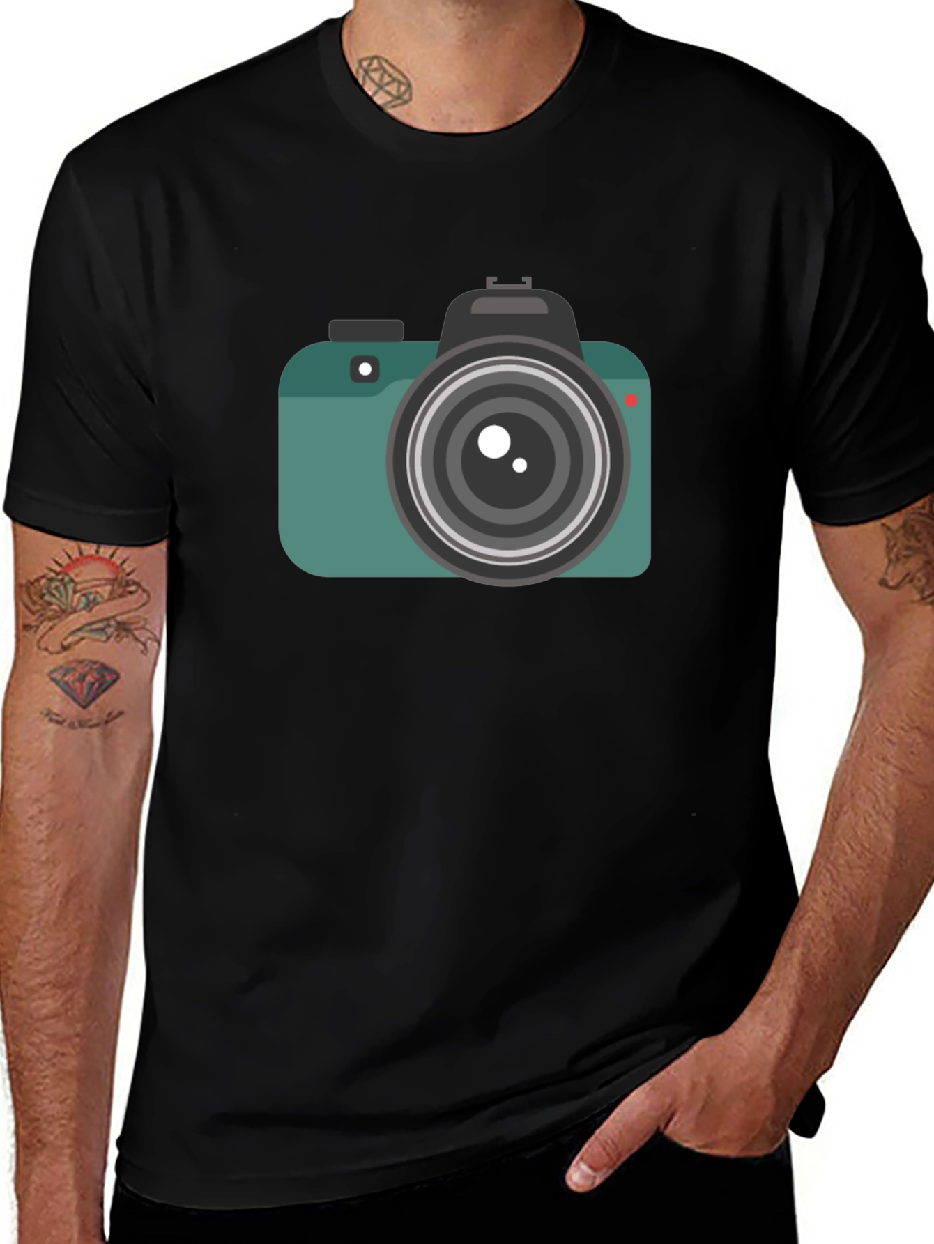 Camera Graphic T-Shirt - Photographer Tee