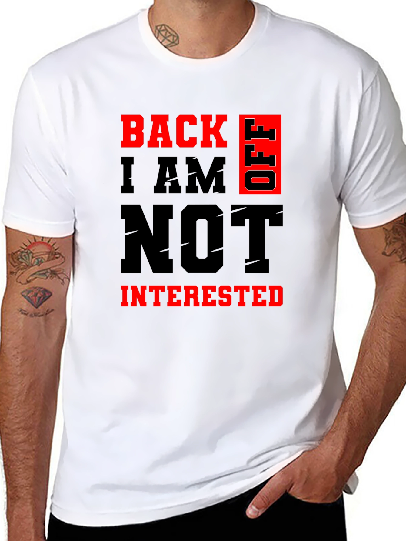 Back Off Graphic Tee - Sarcastic Funny T-Shirt