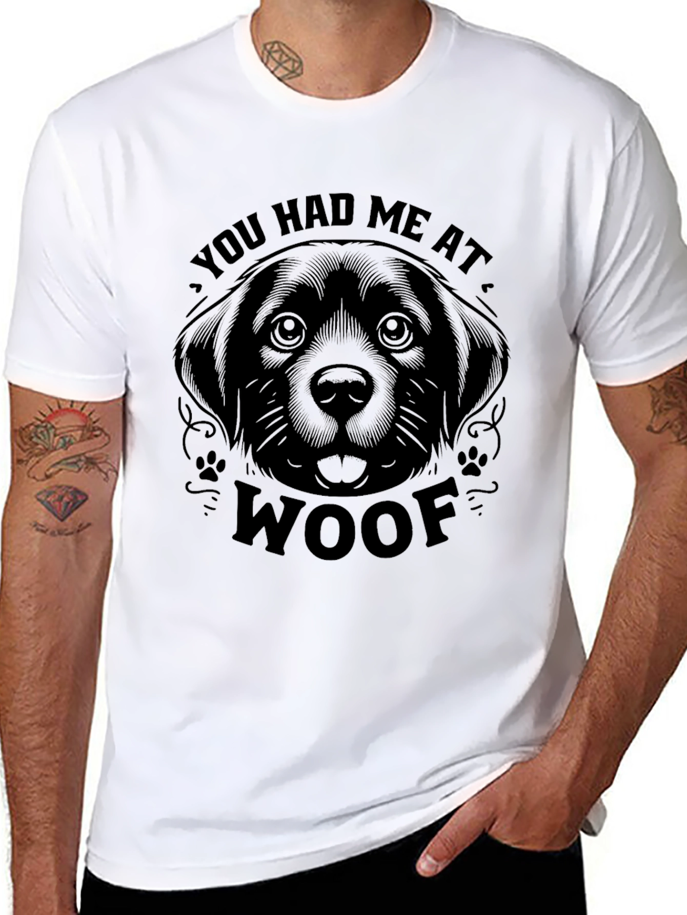 You Had Me at Woof Dog Graphic Tee