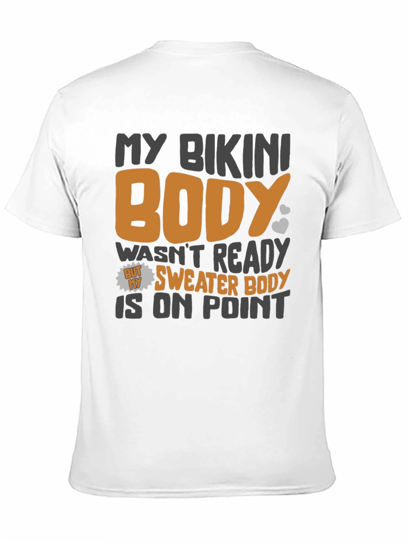 Funny Sweater Body Graphic T-Shirt